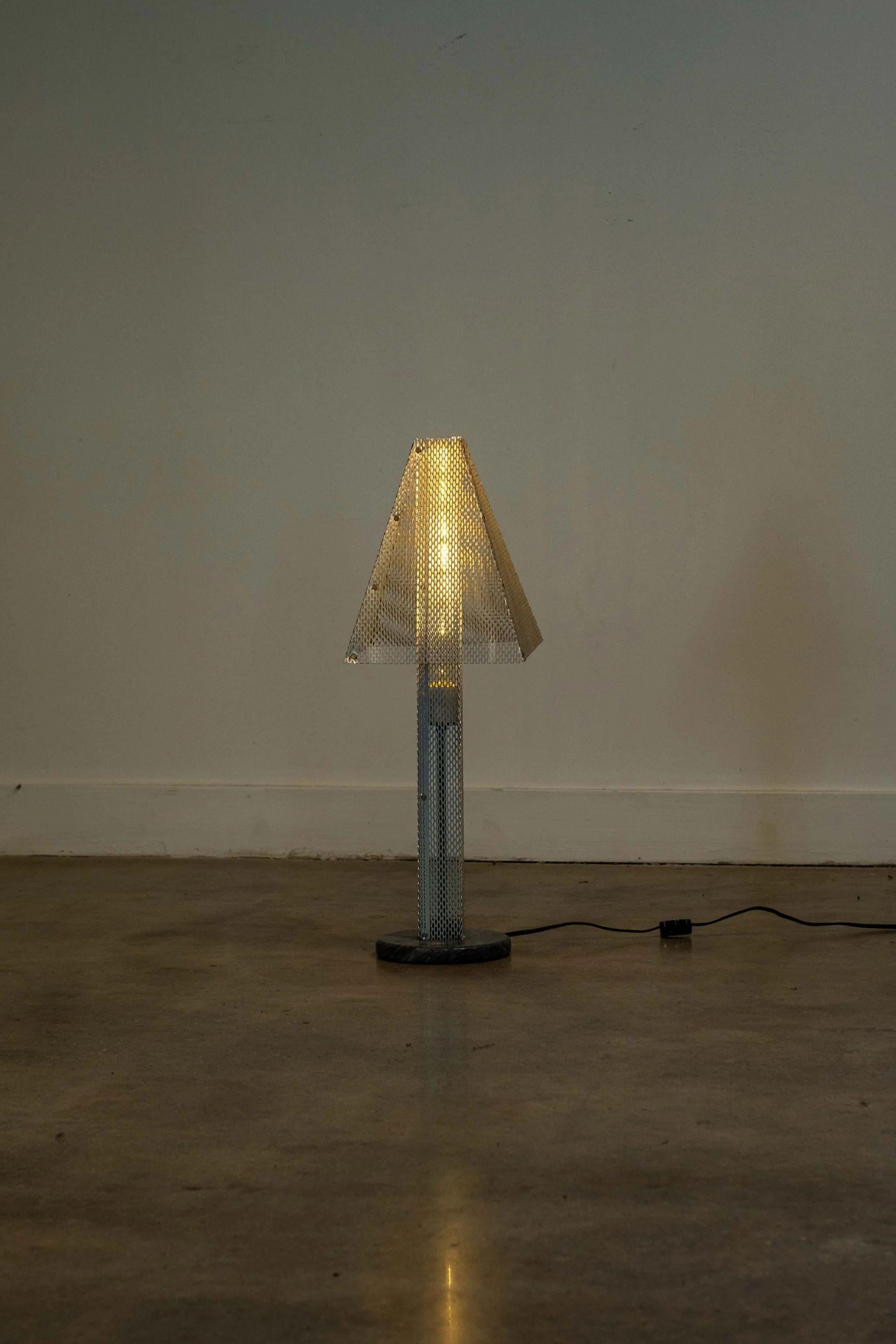 Metal Mesh Table Lamp For Sale 4