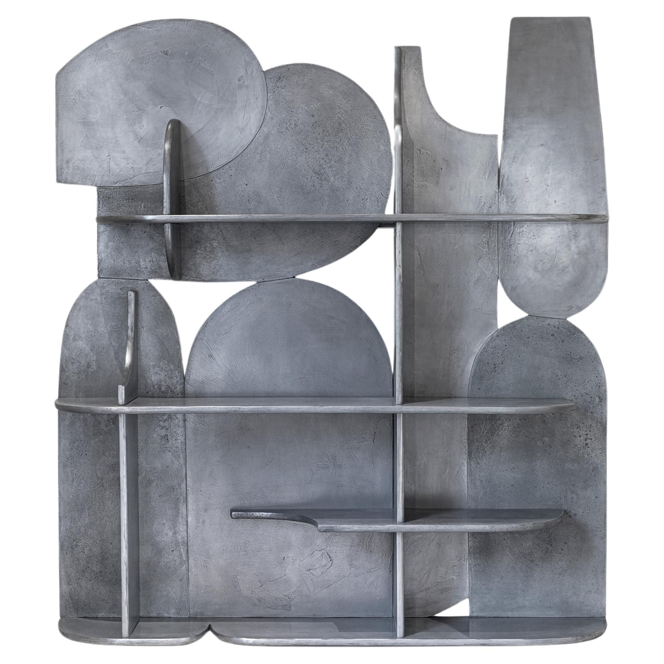 Metall-Mimas-Bücherregal von Matteo Cibic für Delvis Unlimited
