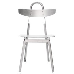 Metal Moto Chair in Brake-Formed & Sand-Cast Aluminum by Medium Small