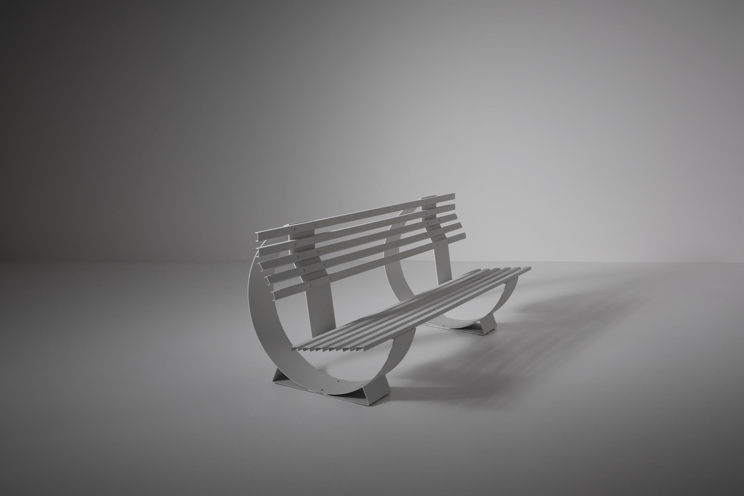 Metal Outdoor Bench “Banc Manelco”, Cannes, 1958 1