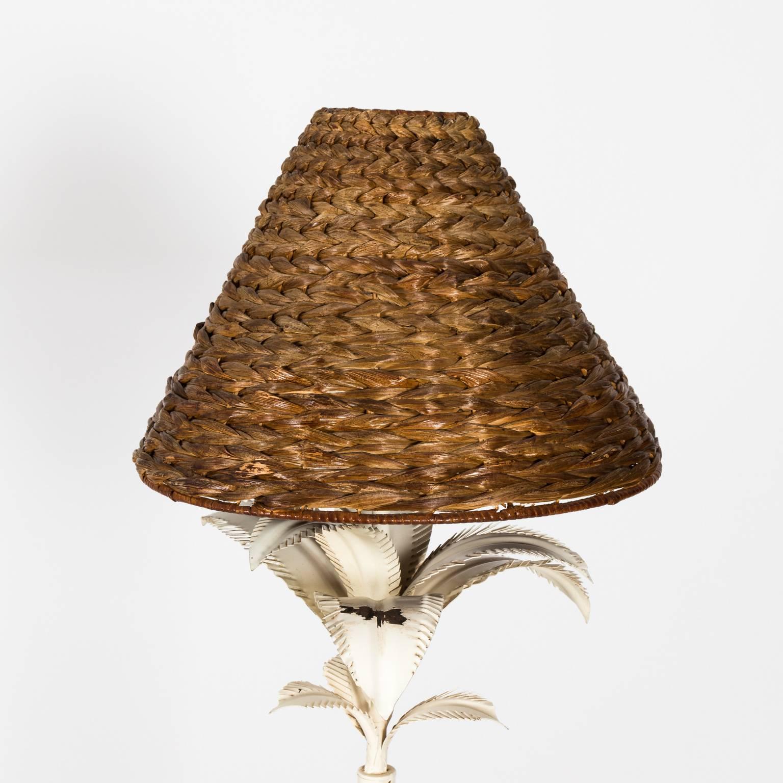 Metal Palm Tree Floor Lamp, circa 1960s 5