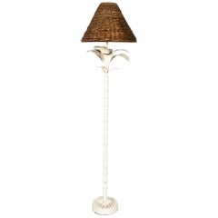 Metal Palm Tree Floor Lamp, circa 1960s