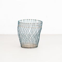 Metal Paper Bin, circa 1940