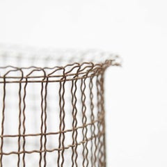 Metal Paper Bin, circa 1940