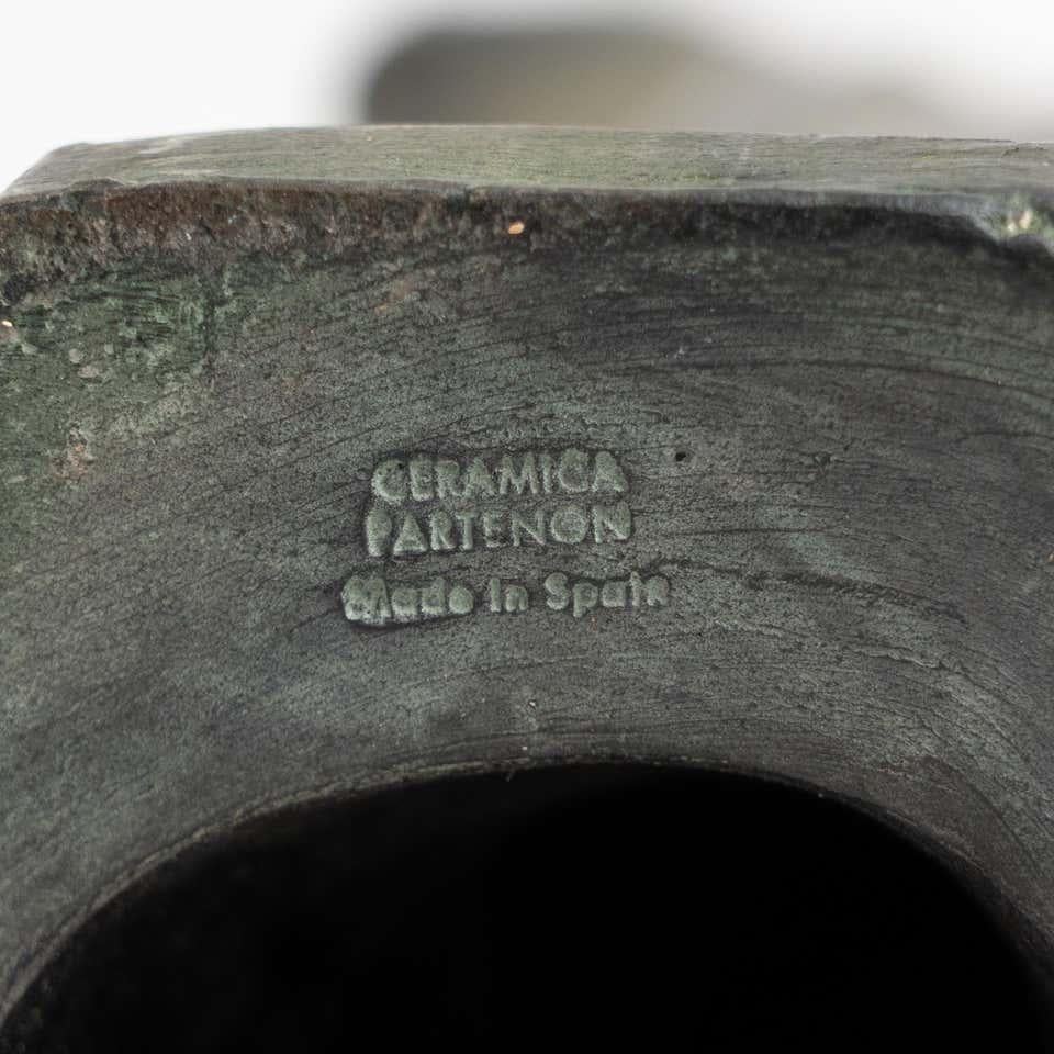 Figura de cerámica patinada de metal de Jesucristo, hacia 1950 en venta 8
