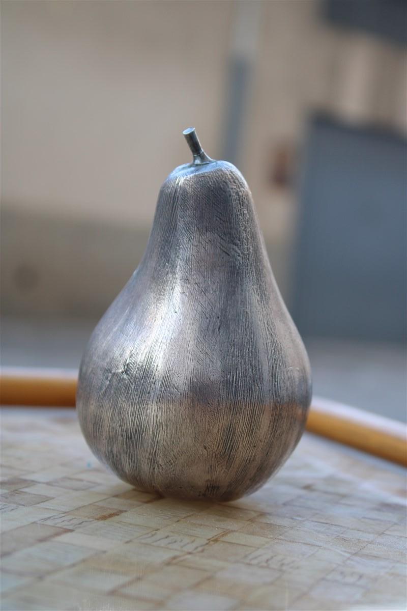 Metal pear sculpture by the Lebanese artist Amine El Bache 1990