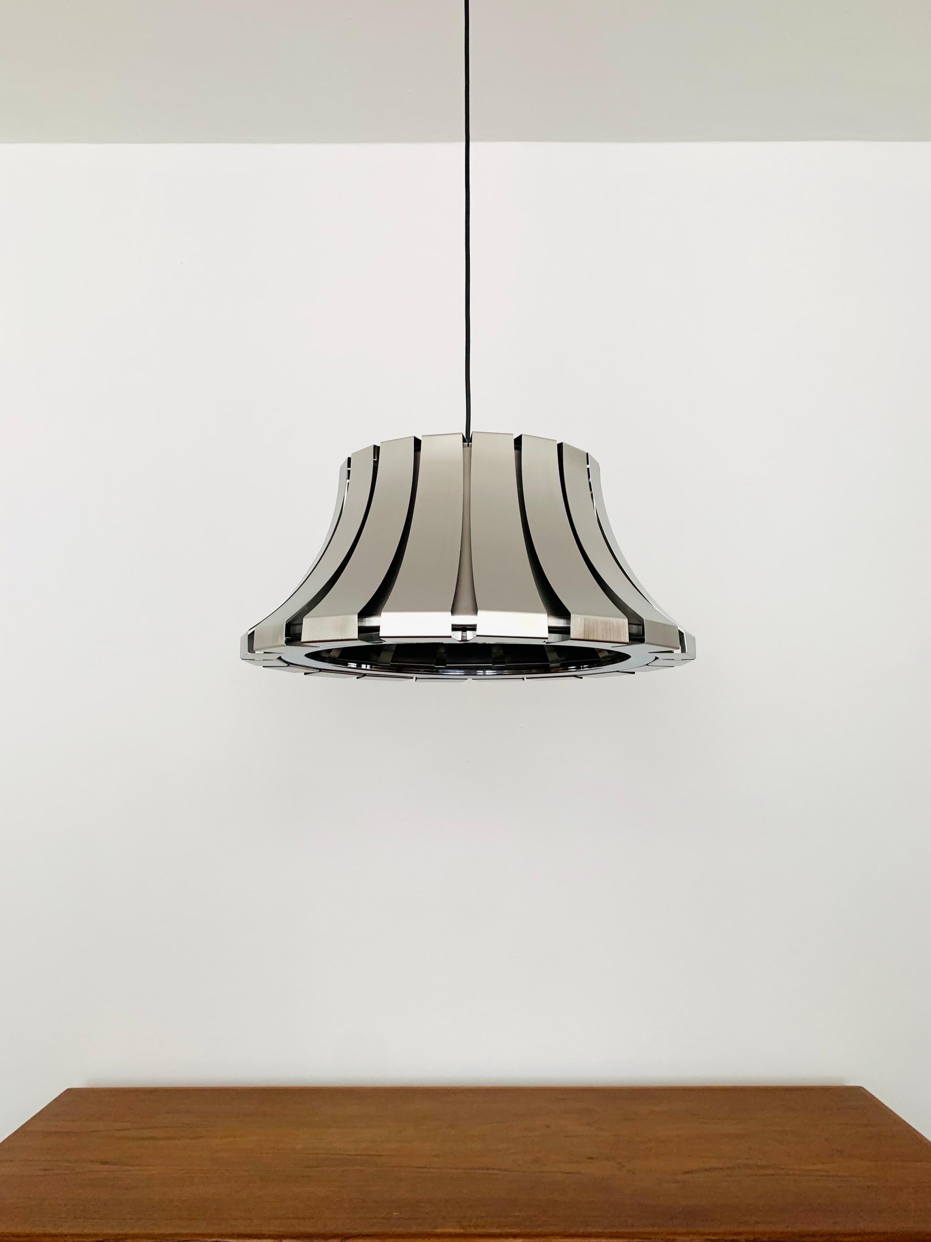 Metal Pendant Lamp by Elio Martinelli In Good Condition For Sale In München, DE