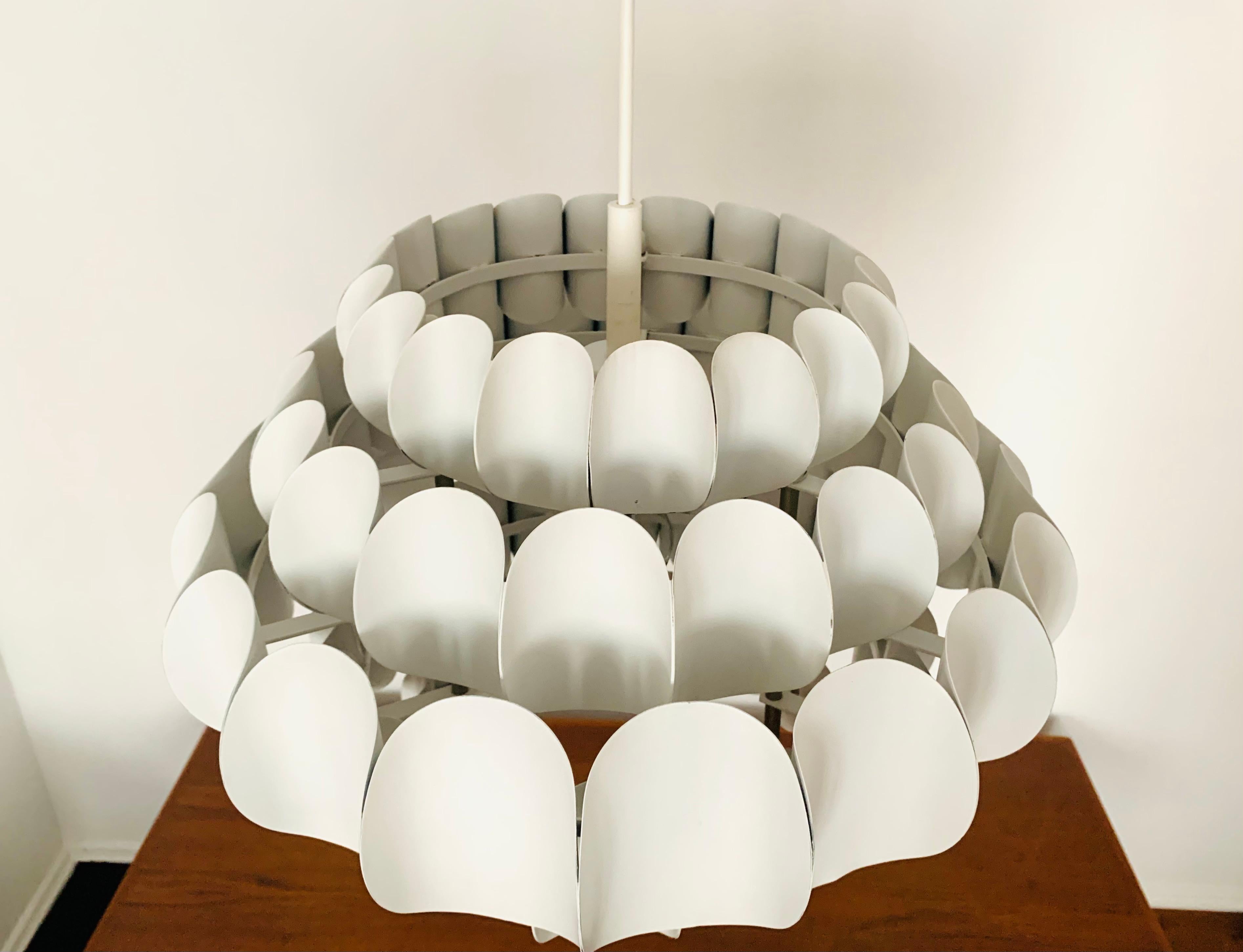 Mid-20th Century Metal pendant lamp by Thorsten Orrling for Temde For Sale