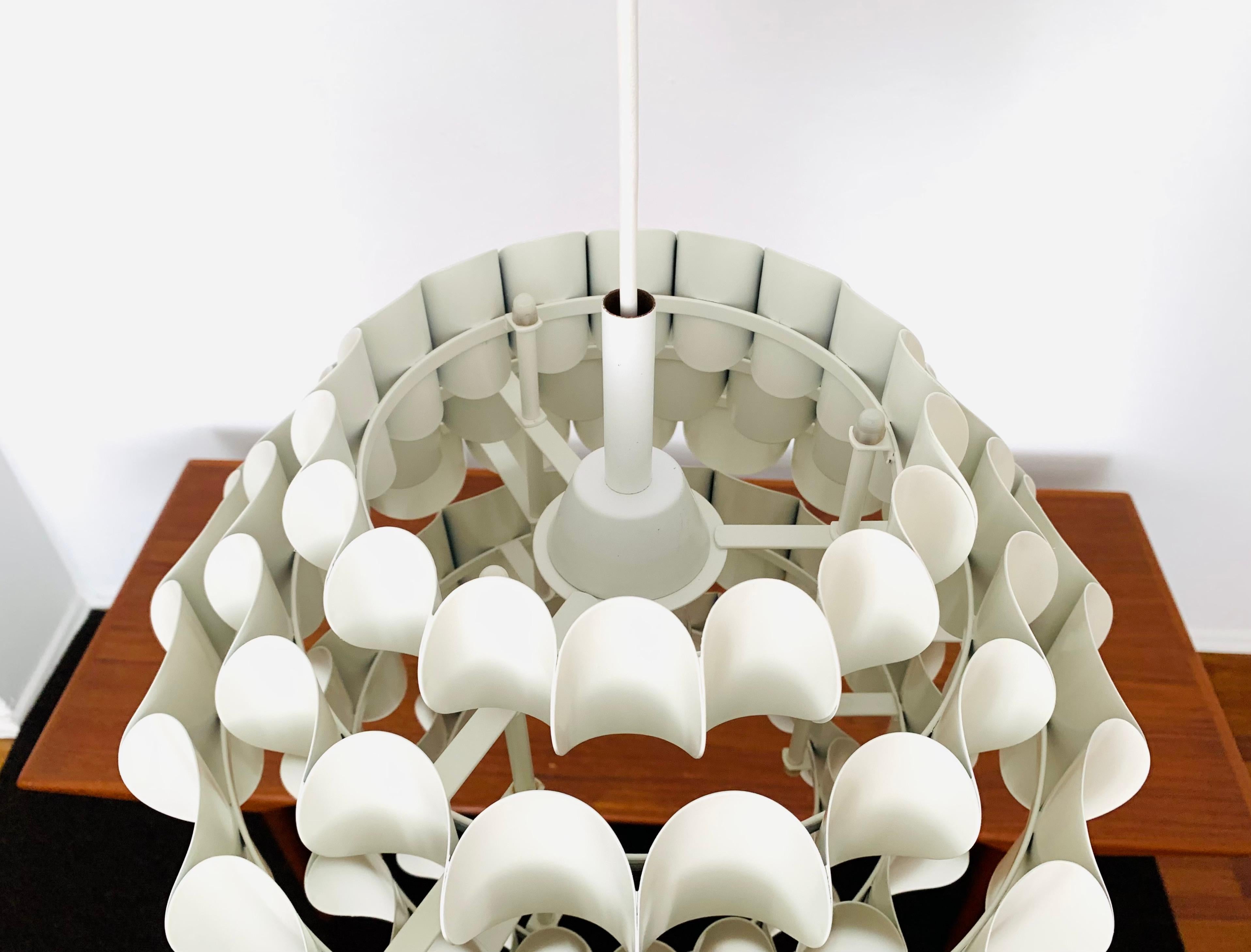 Mid-20th Century Metal pendant lamp by Thorsten Orrling for Temde For Sale