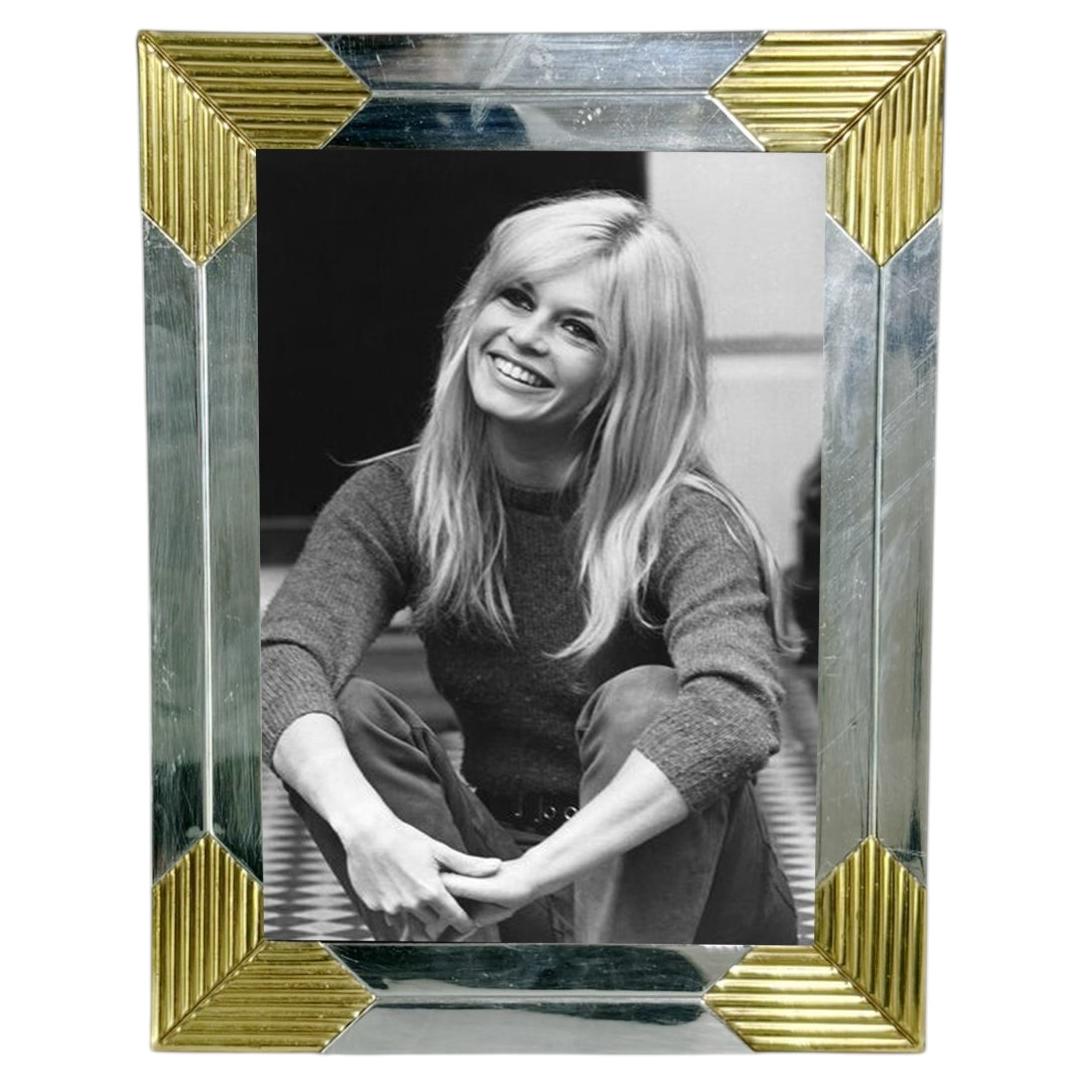 Metal Photo Frame, France, 1970s