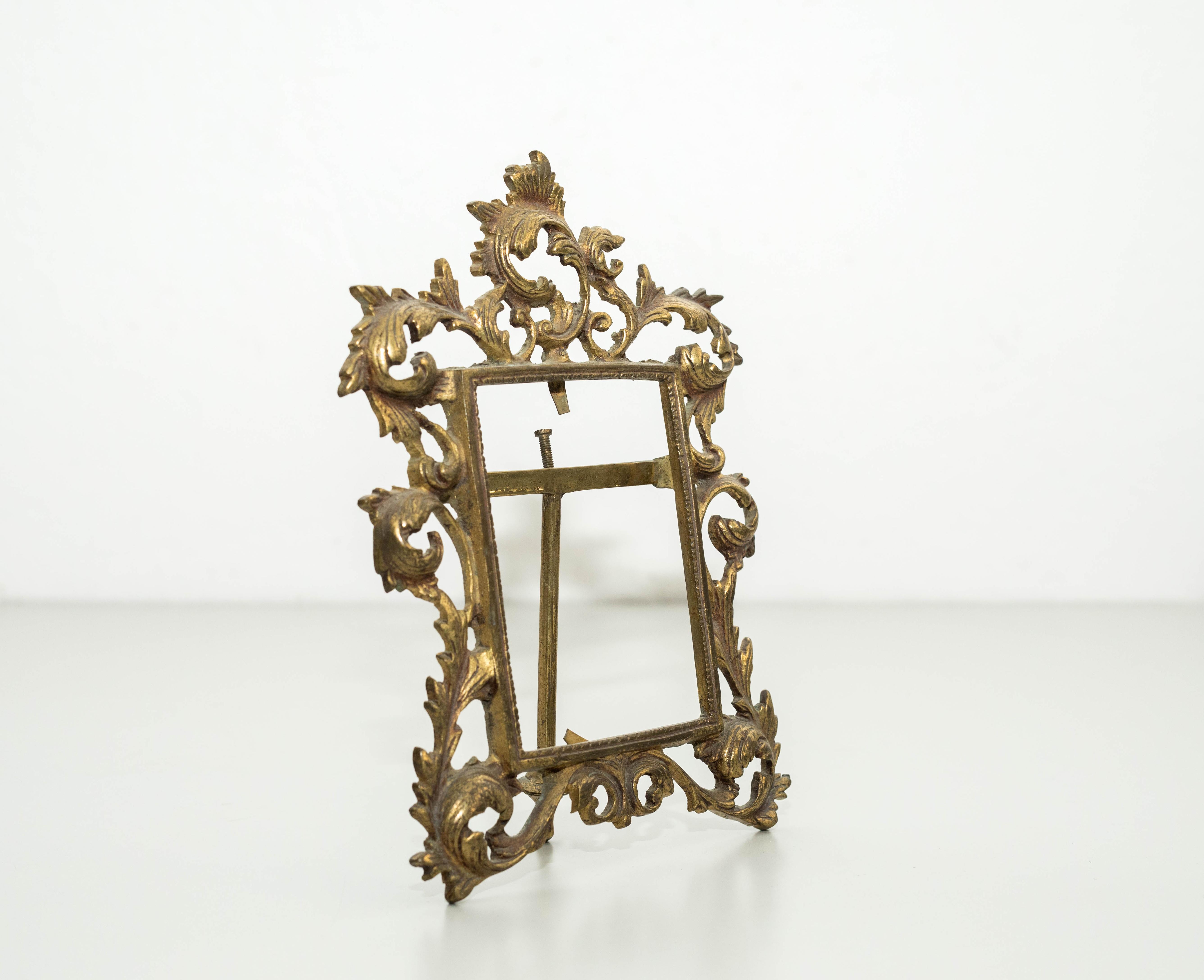 Metal Picture Frame, circa 1950 In Good Condition In Barcelona, Barcelona