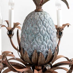 Metal Pineapple Chandelier
