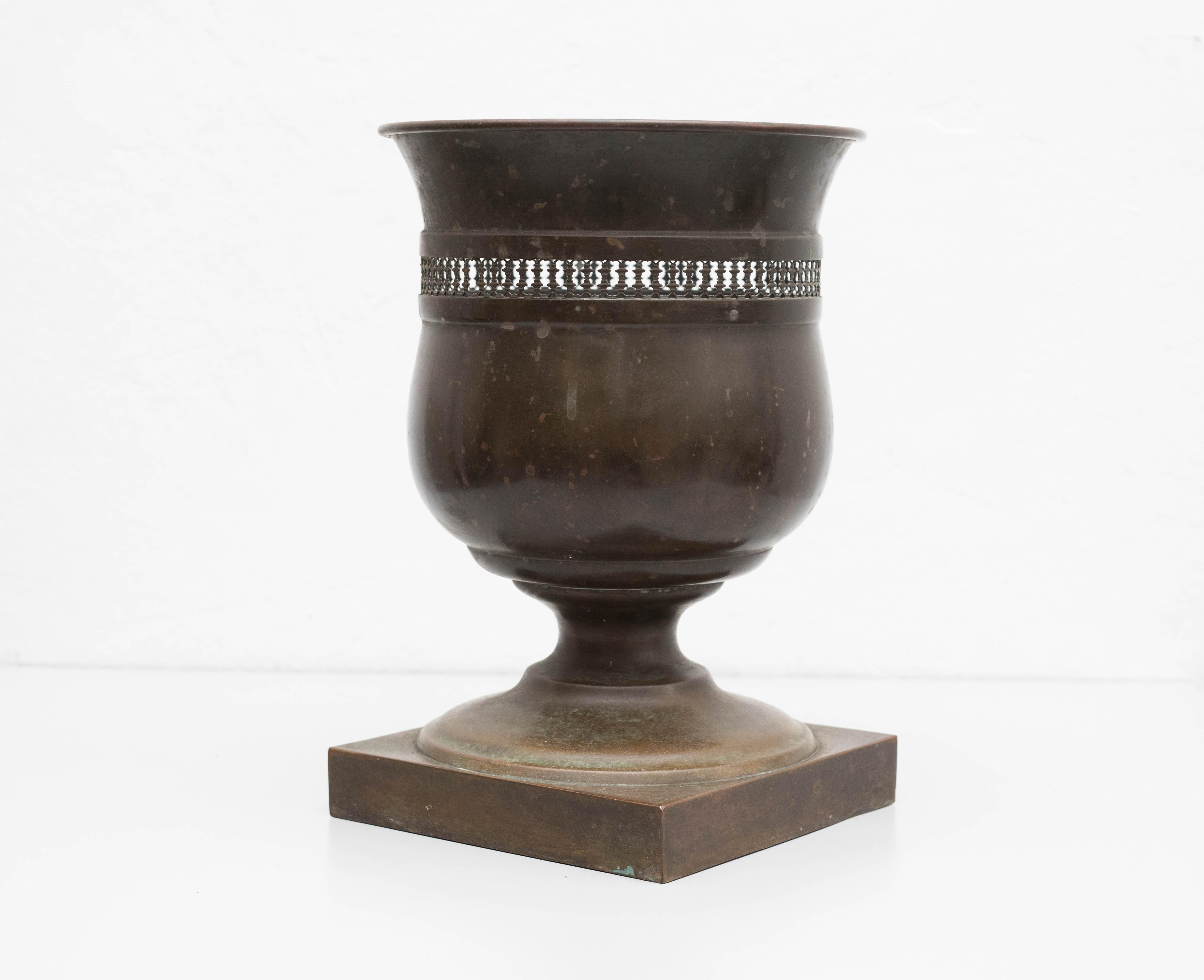 Mid-Century Modern Jardinière en métal, vers 1960 en vente