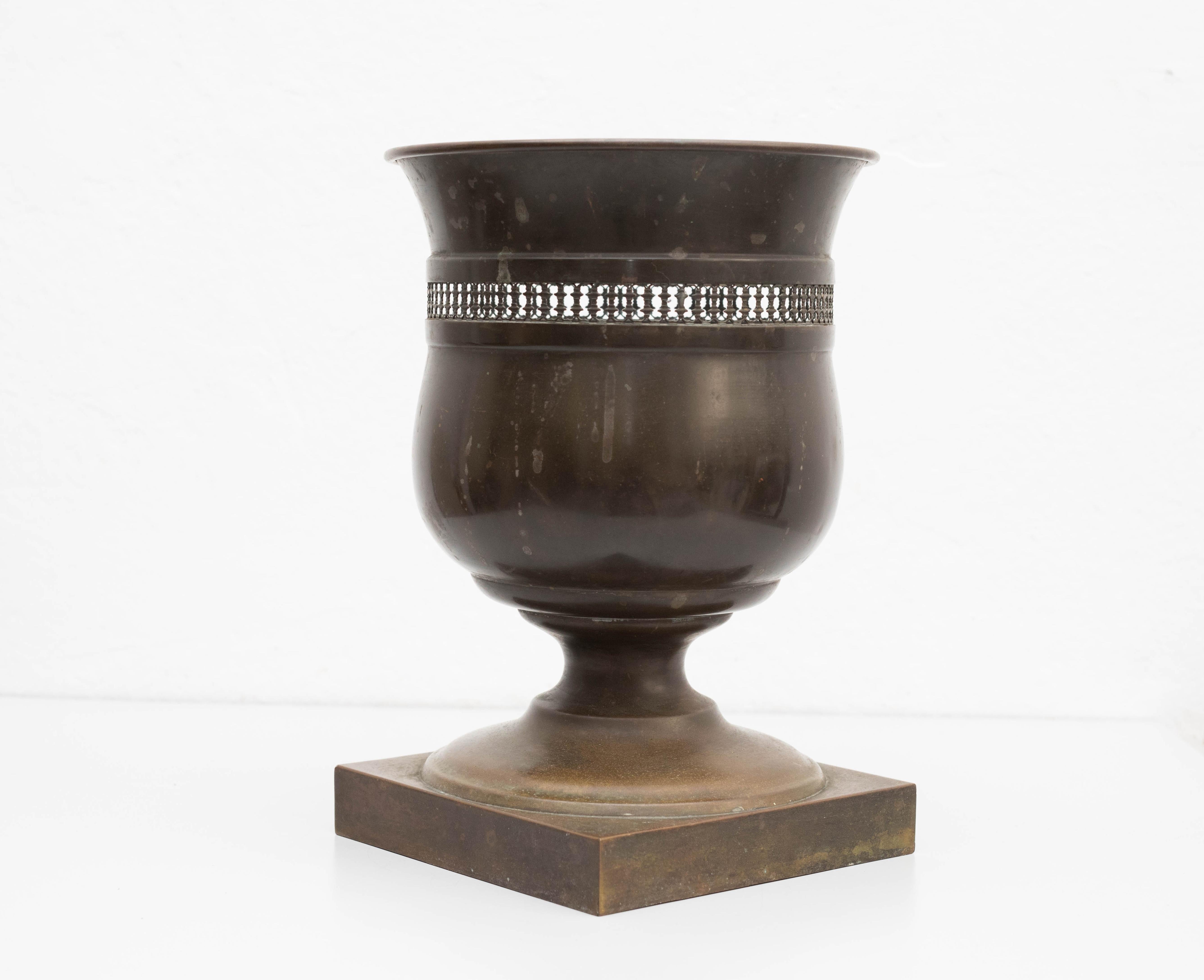 Jardinière en métal, vers 1960 Bon état - En vente à Barcelona, ES
