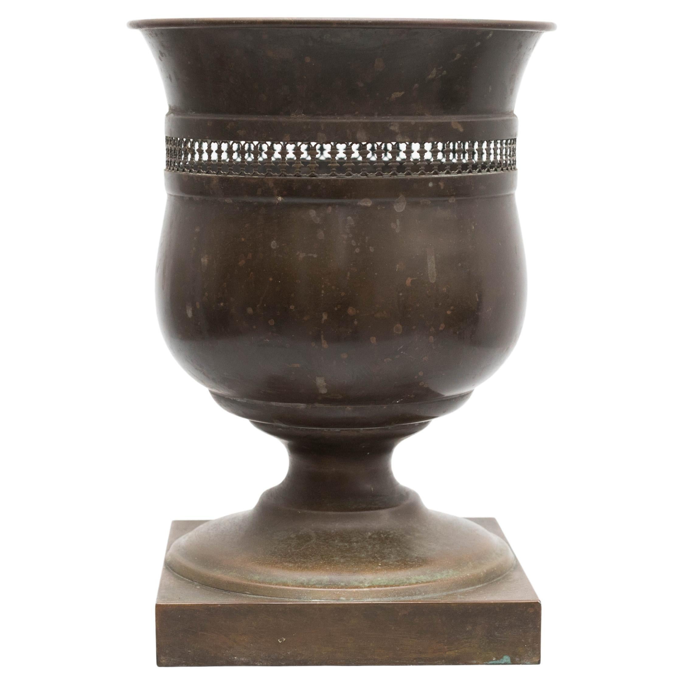 Metal Planter, circa 1960