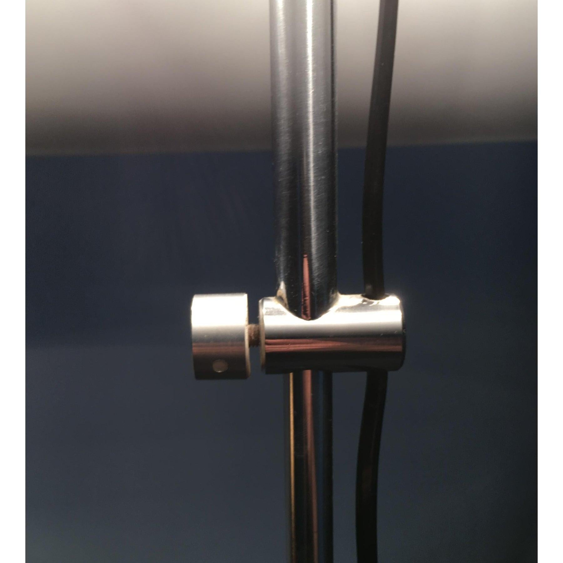 20th Century Metal & Plastic Floor Lamp by Gino Sarfatti for Gepo, 1970s For Sale
