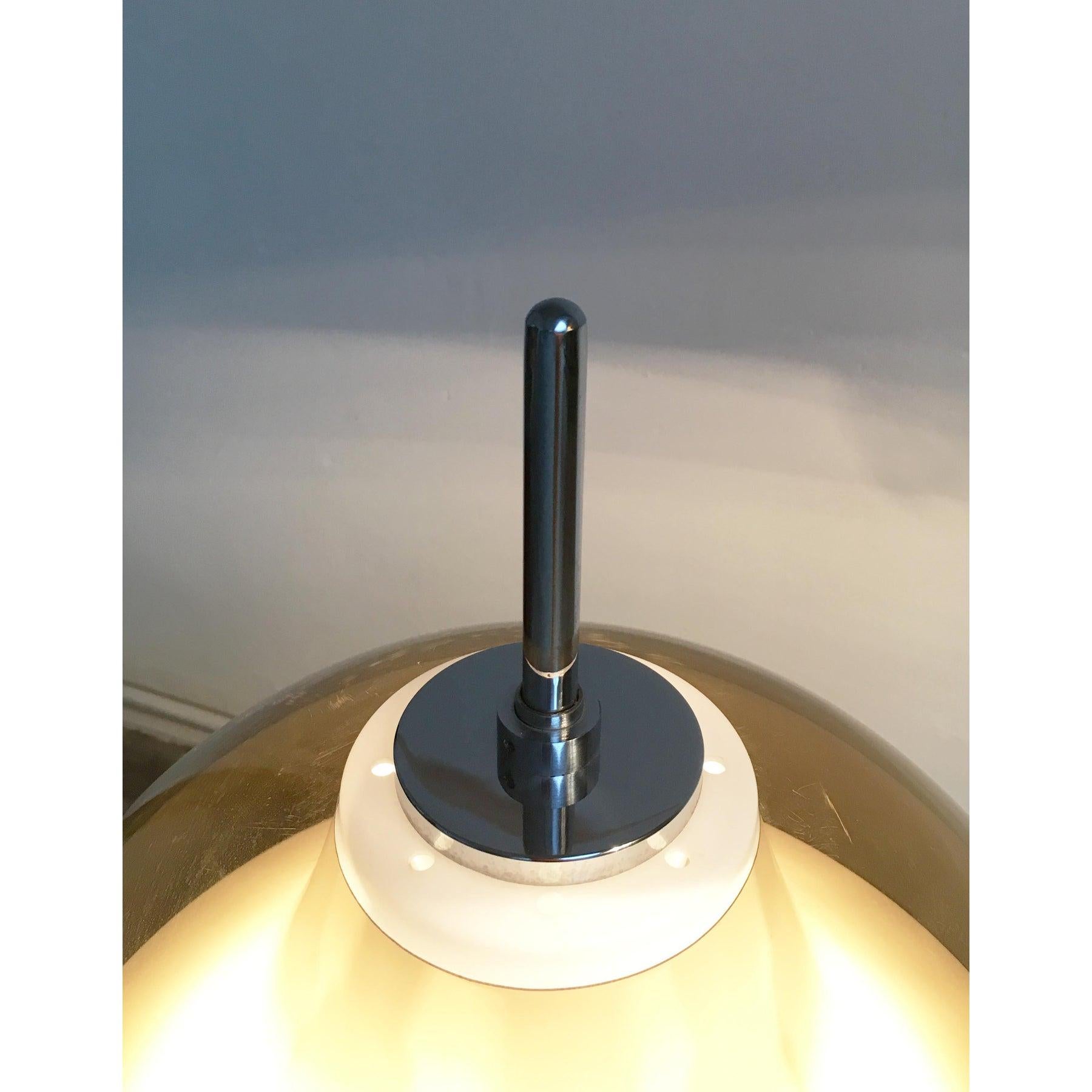 Metal & Plastic Floor Lamp by Gino Sarfatti for Gepo, 1970s For Sale 2