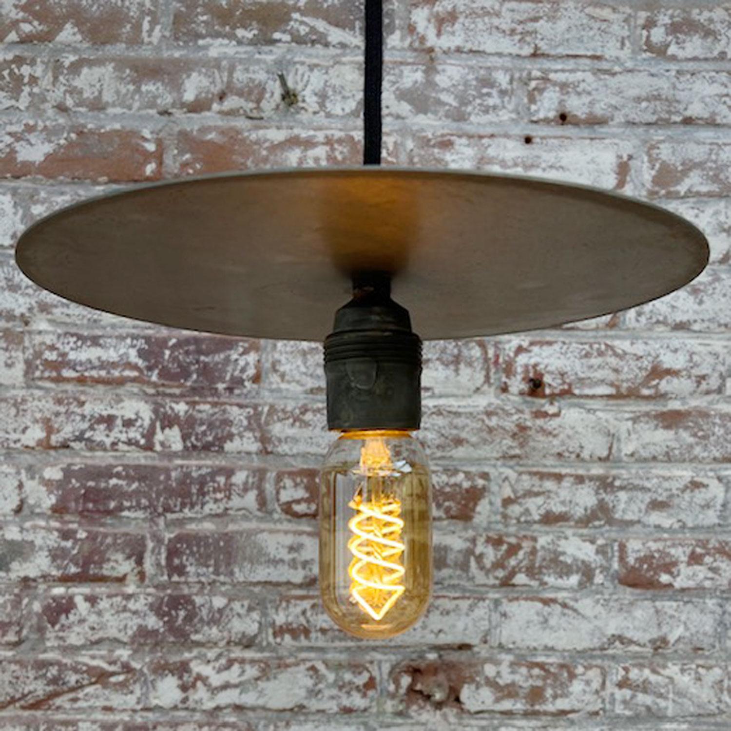 Metal Plate Vintage Industrial Pendant Lights 3