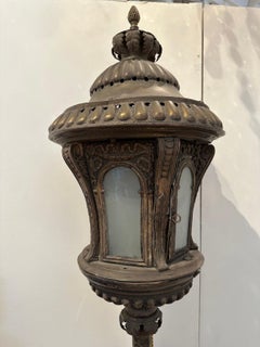 Faroles procesionales de metal de Lucca, Italia