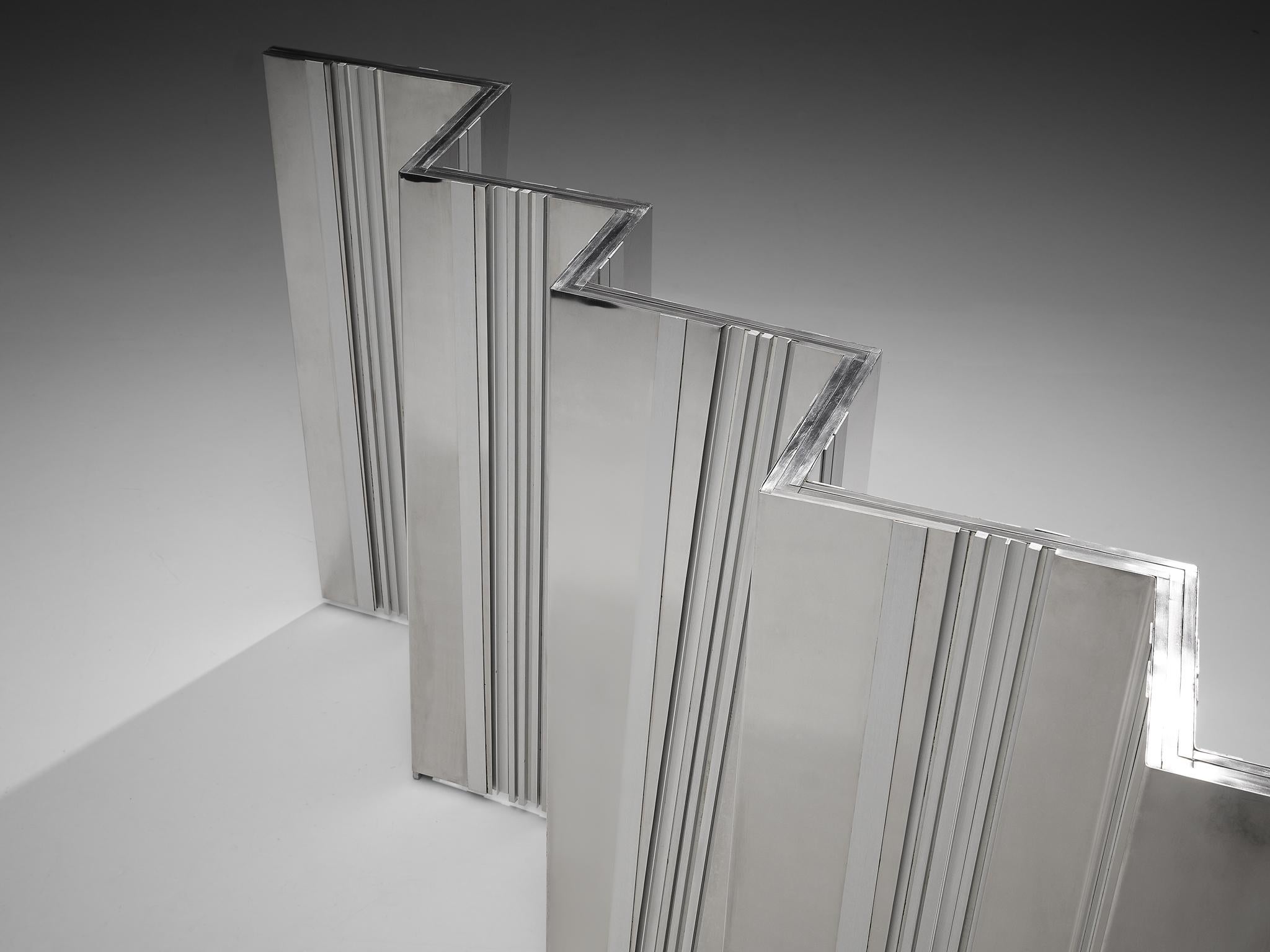 Metal Room Divider by Salvatore Messina In Good Condition For Sale In Waalwijk, NL