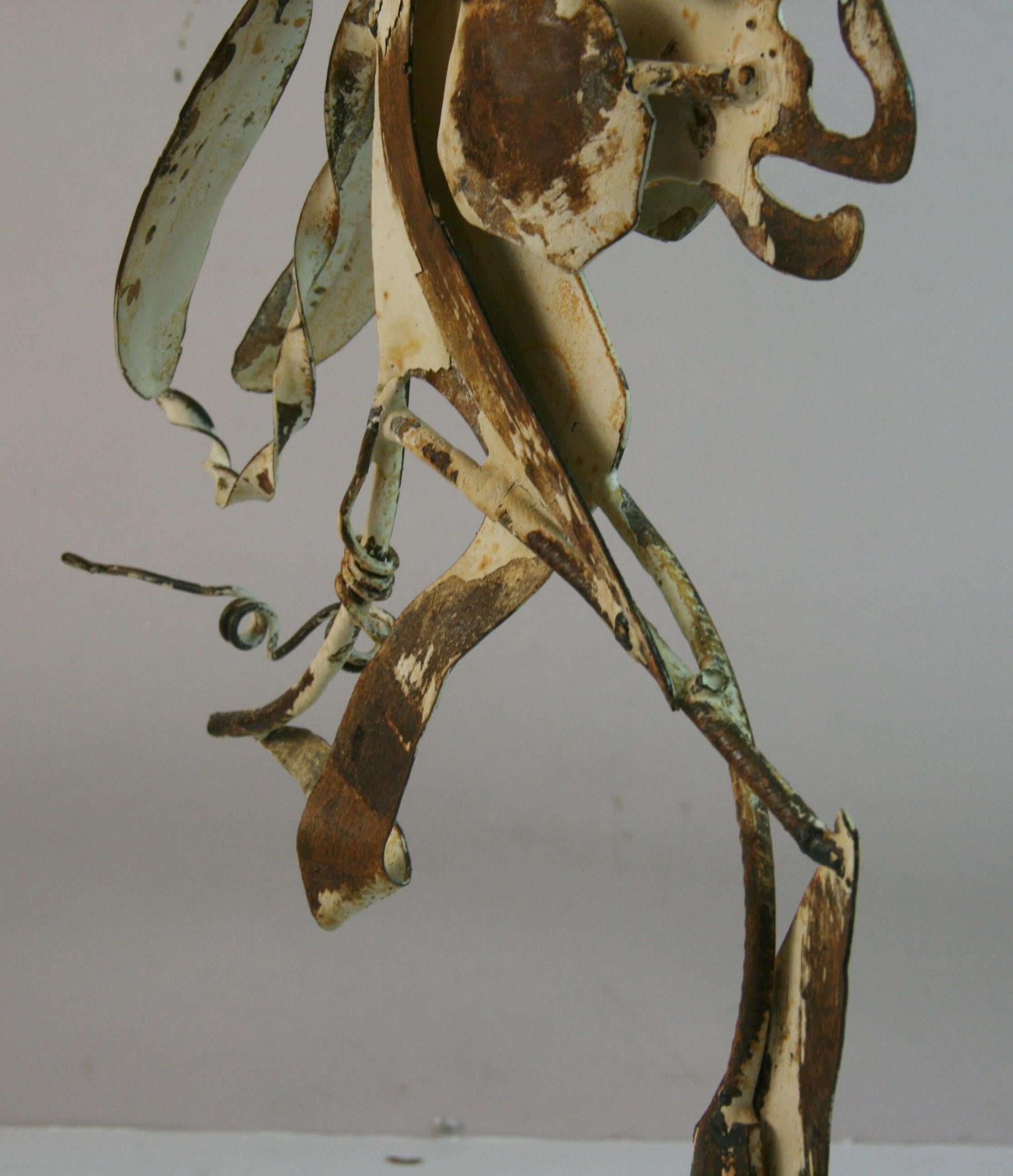 Metal Rustic Horse Sculpture For Sale 2