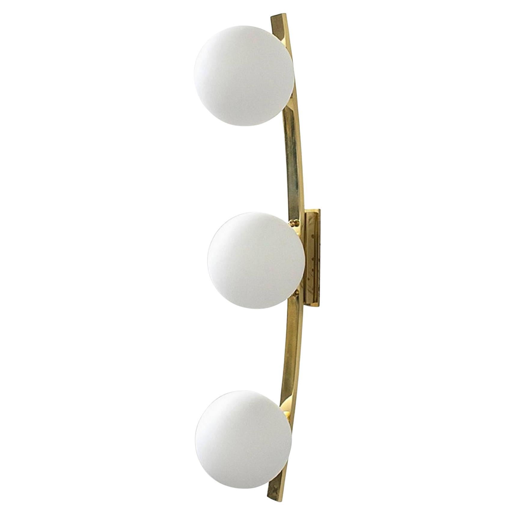 Metal Samples of Cresta Sconce for Dorynne For Sale