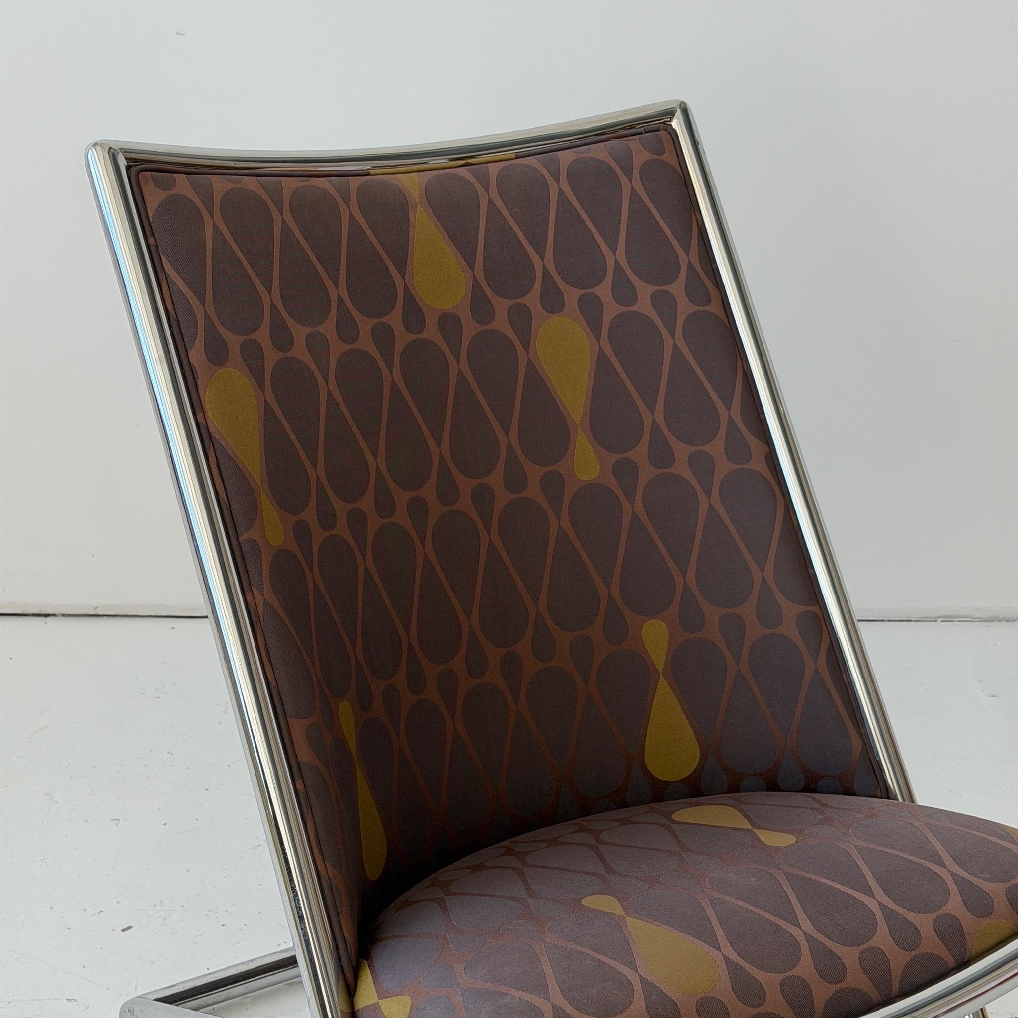 Altro Sedie a forbice in metallo di Ward Bennetts per Brickel Associates in vendita