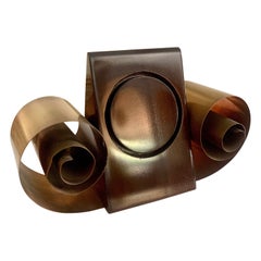 Fermalibri in metallo in stile scroll