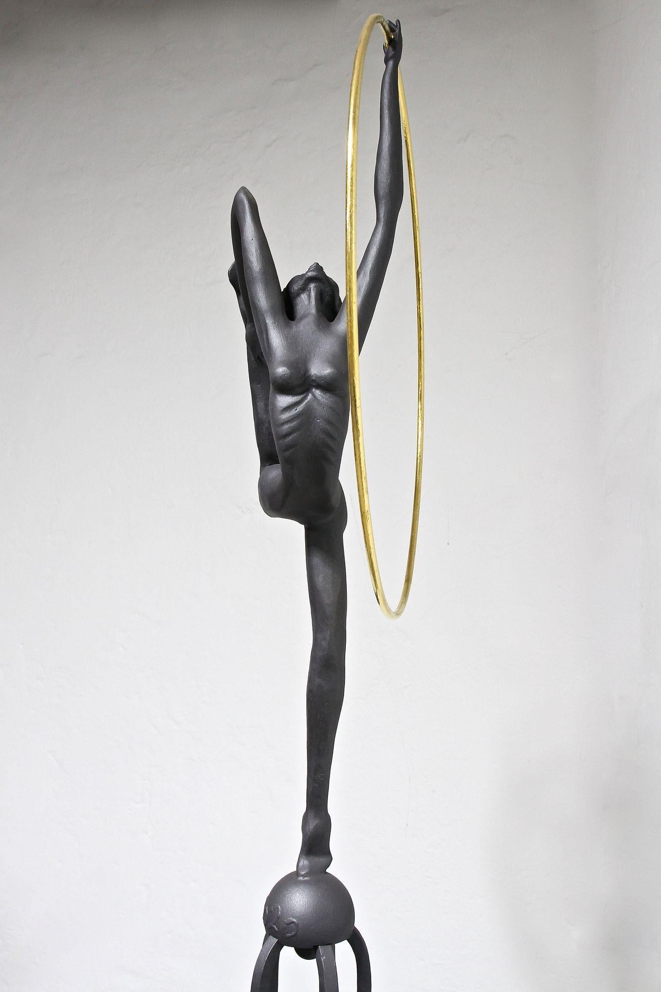Escultura de metal 