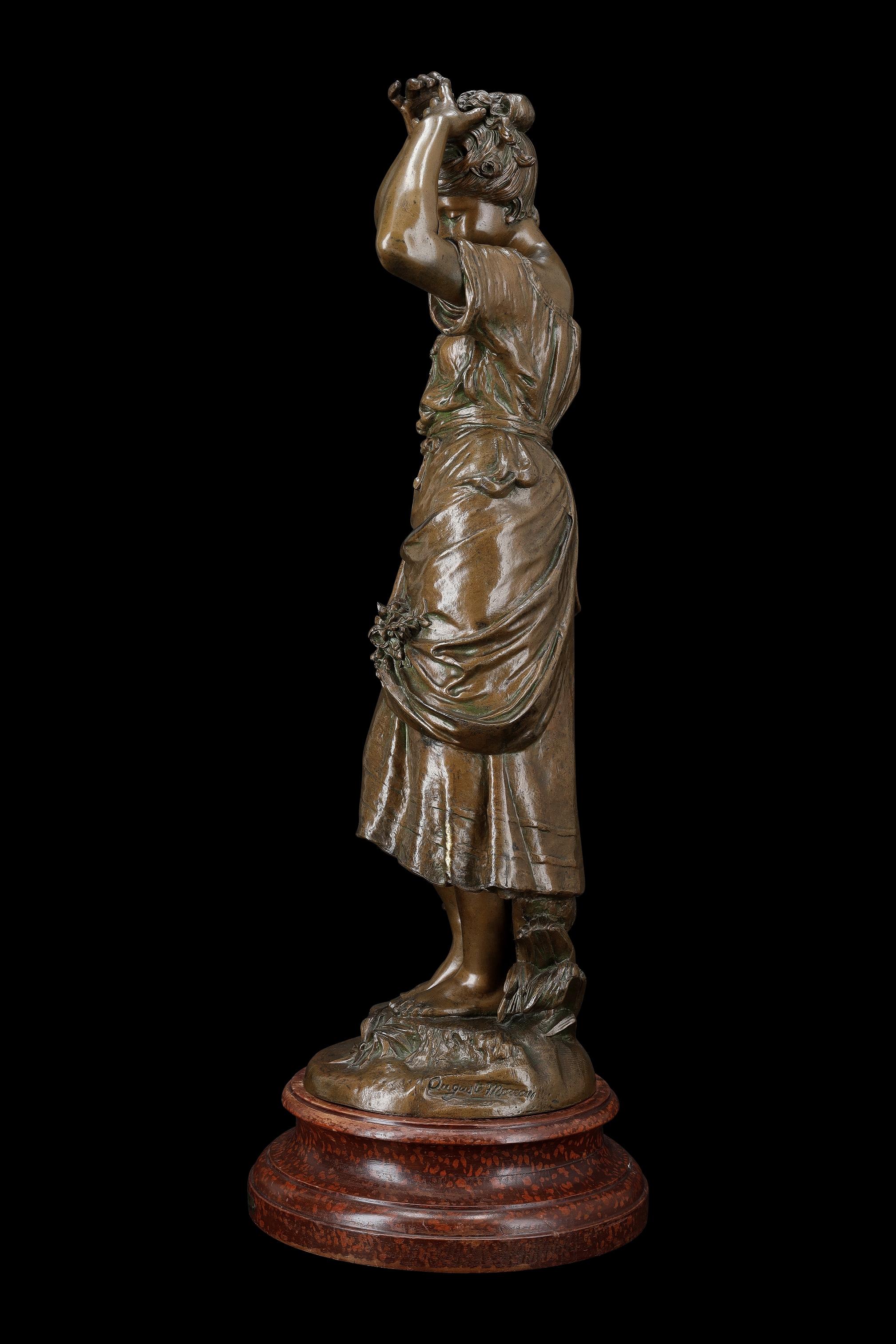 Romantico Scultura in metallo 