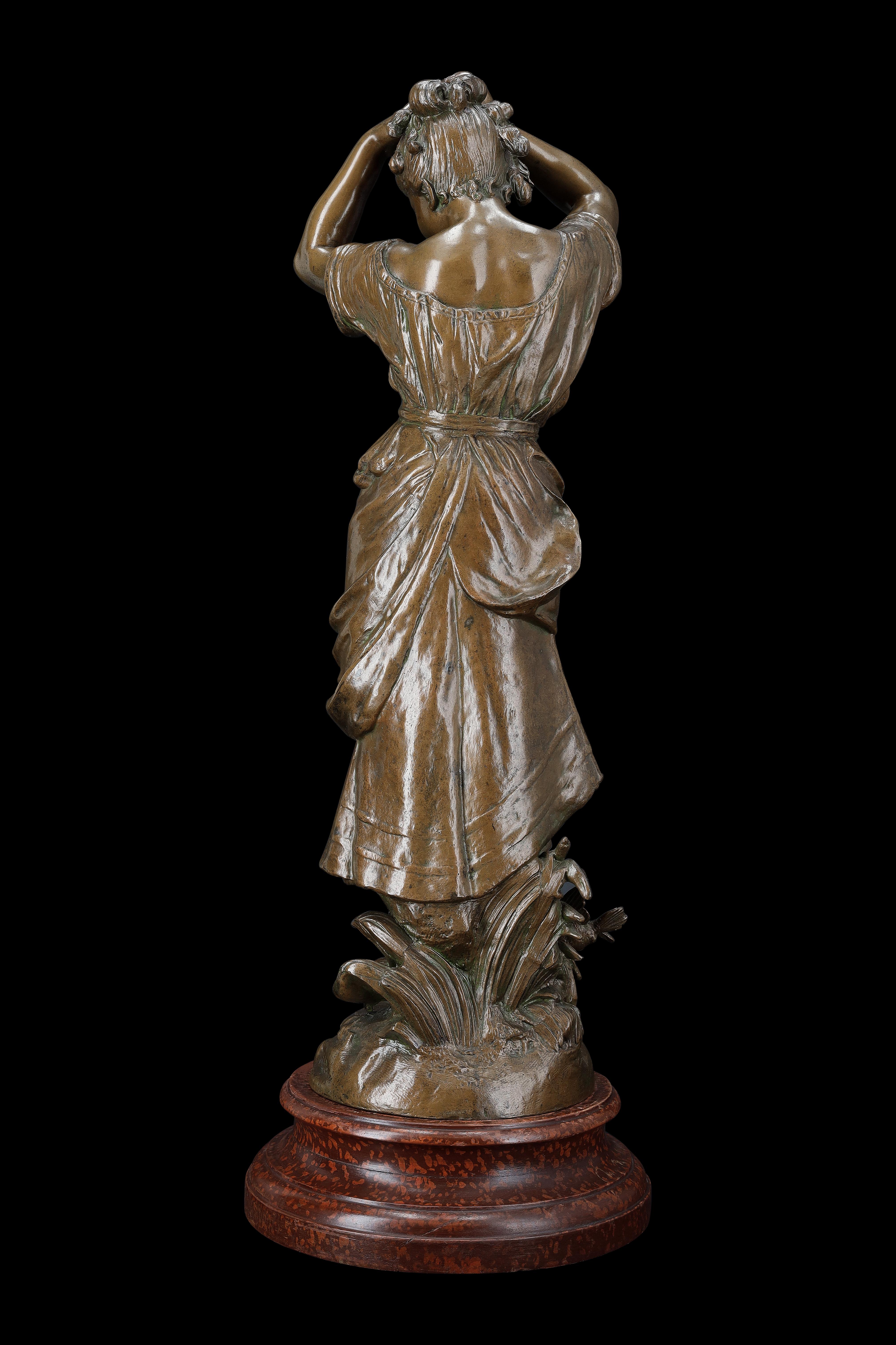 Patinato Scultura in metallo 