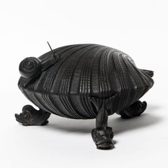 Metal Seashell Jewelry Box, France, Late 19th Century