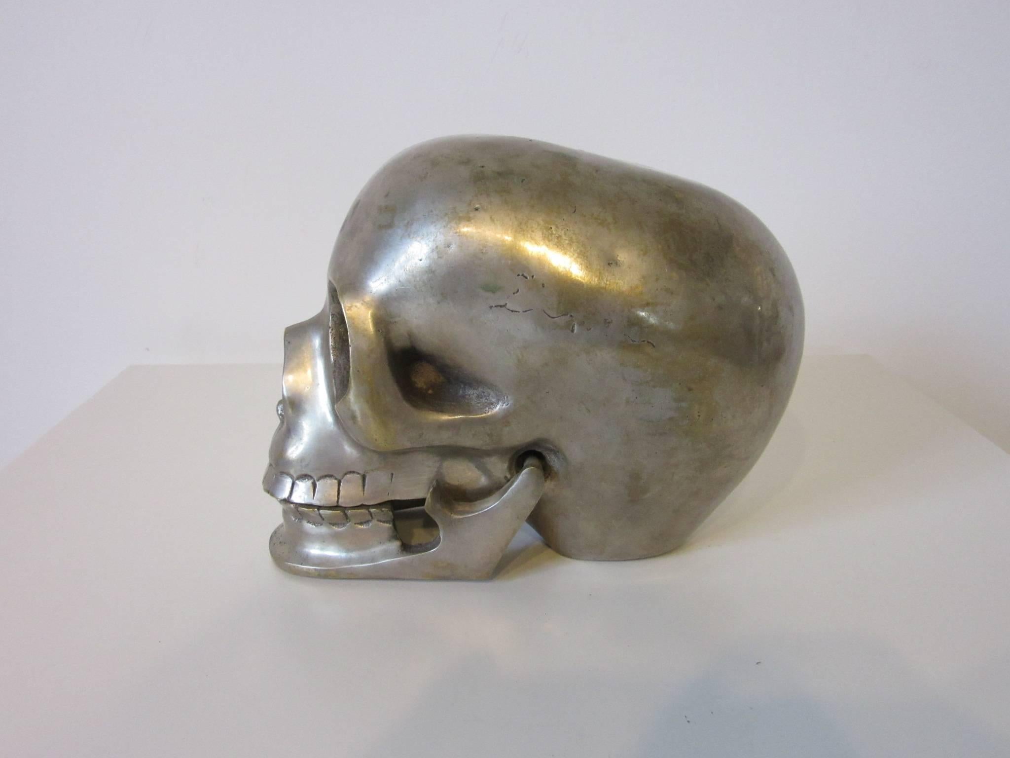 Beaux Arts Metal Secret Society Ceremonial Skull