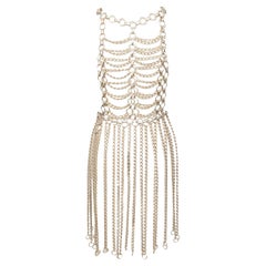 Vintage Metal Shield Dress - '60s