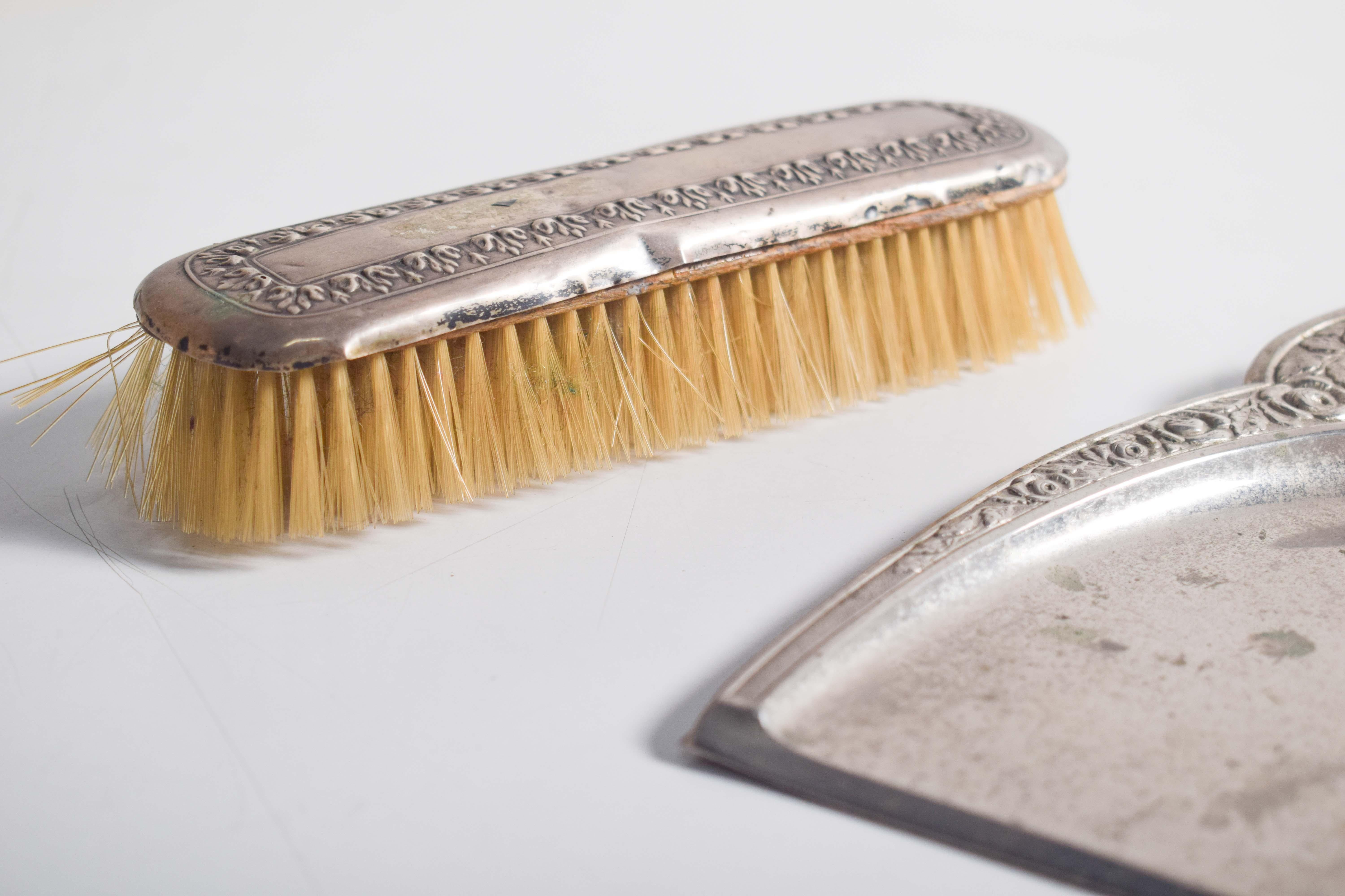 Metal Shovel and a Silver Brush, 19th Century For Sale 1