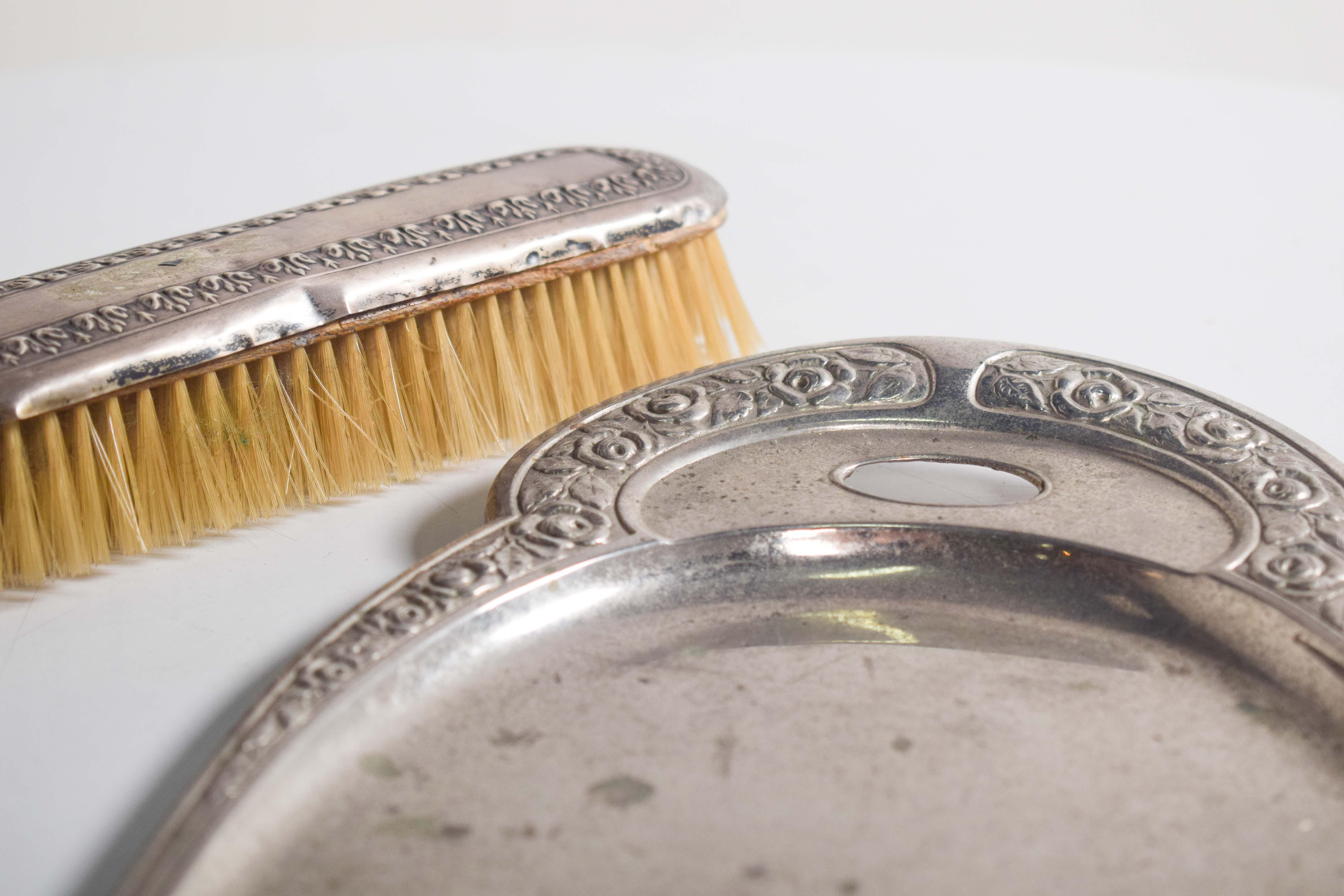 Metal Shovel and a Silver Brush, 19th Century For Sale 3