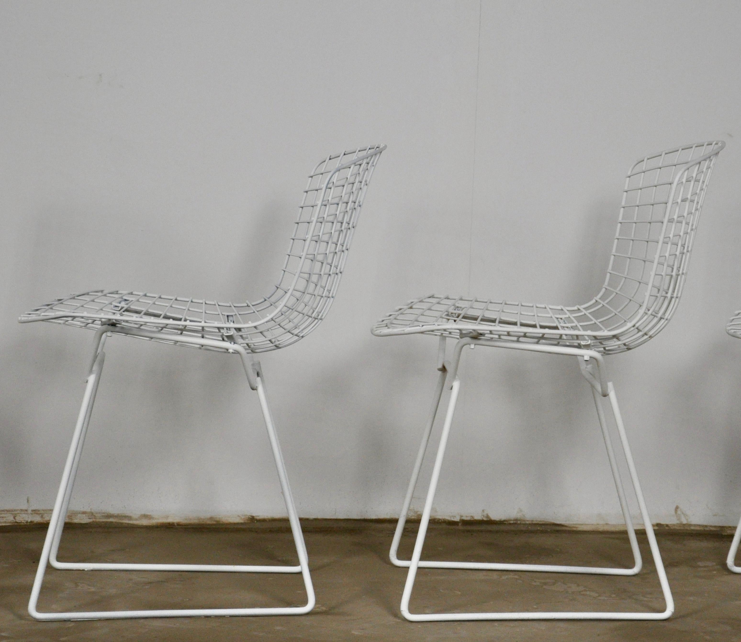 Metal Side Chairs by Harry Bertoia for Knoll, 1970s, Set of 6 1