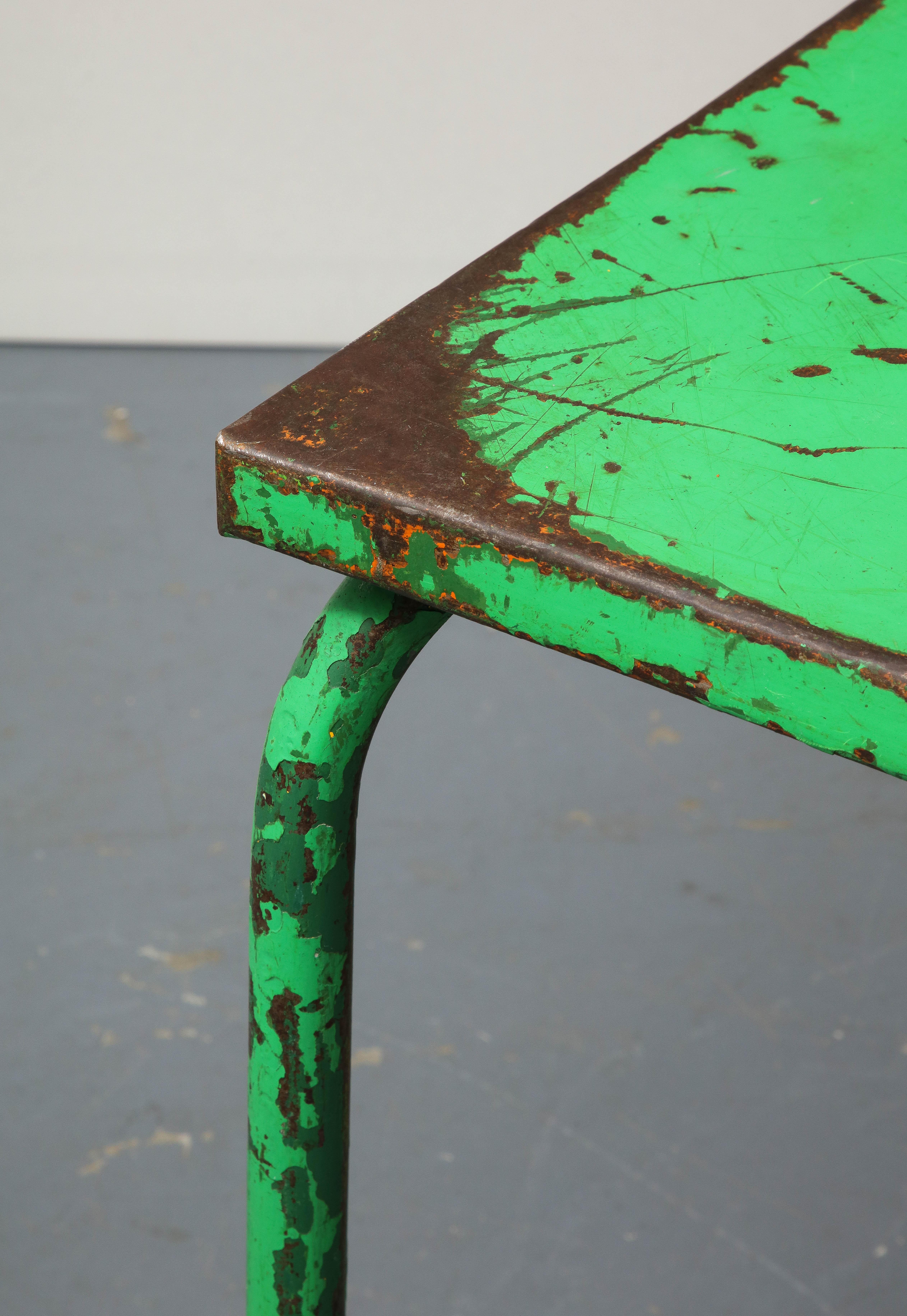 Metal Side Table by Xavier Pauchard, France, c. 1950 For Sale 8