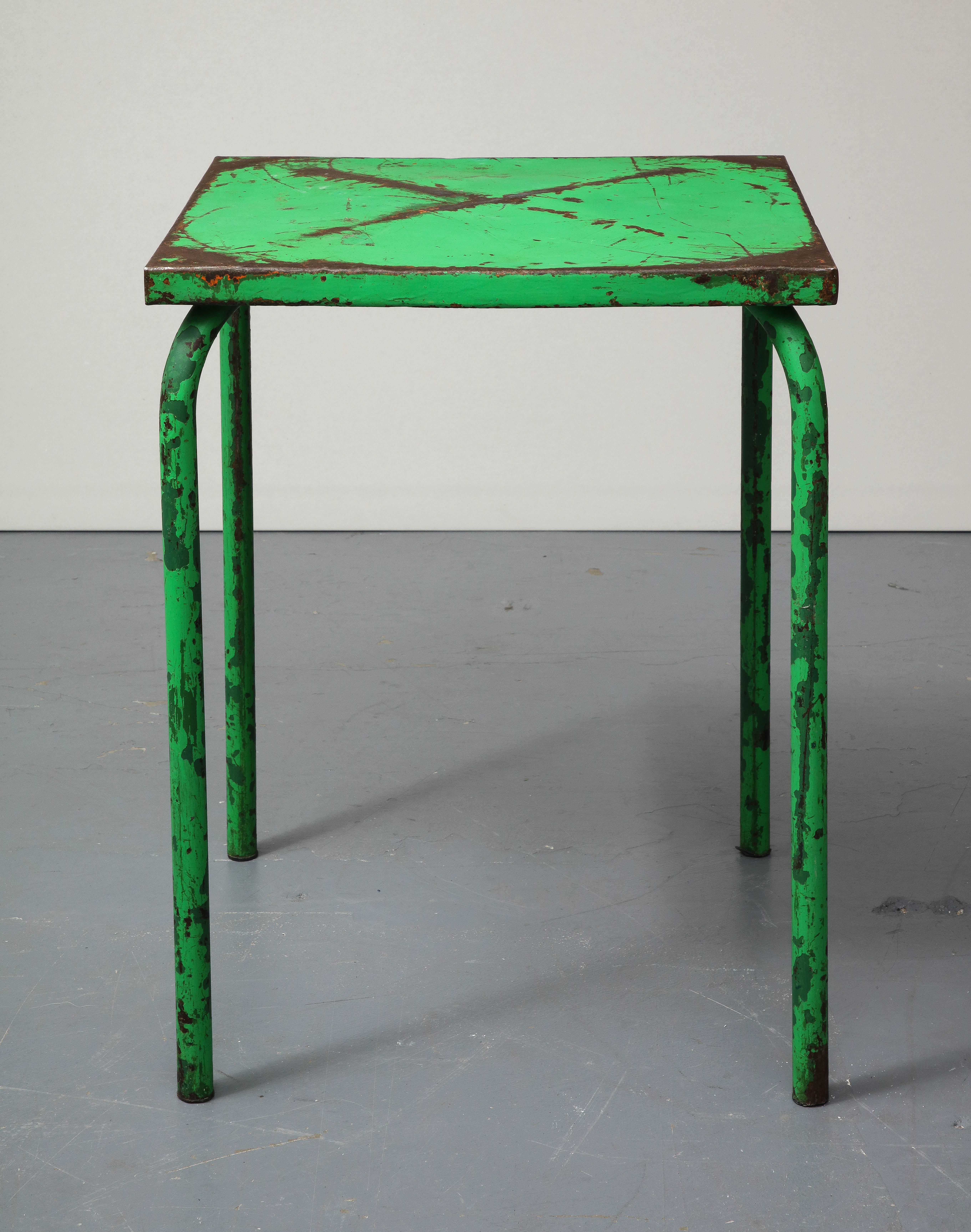 Metal Side Table by Xavier Pauchard, France, c. 1950 For Sale 1