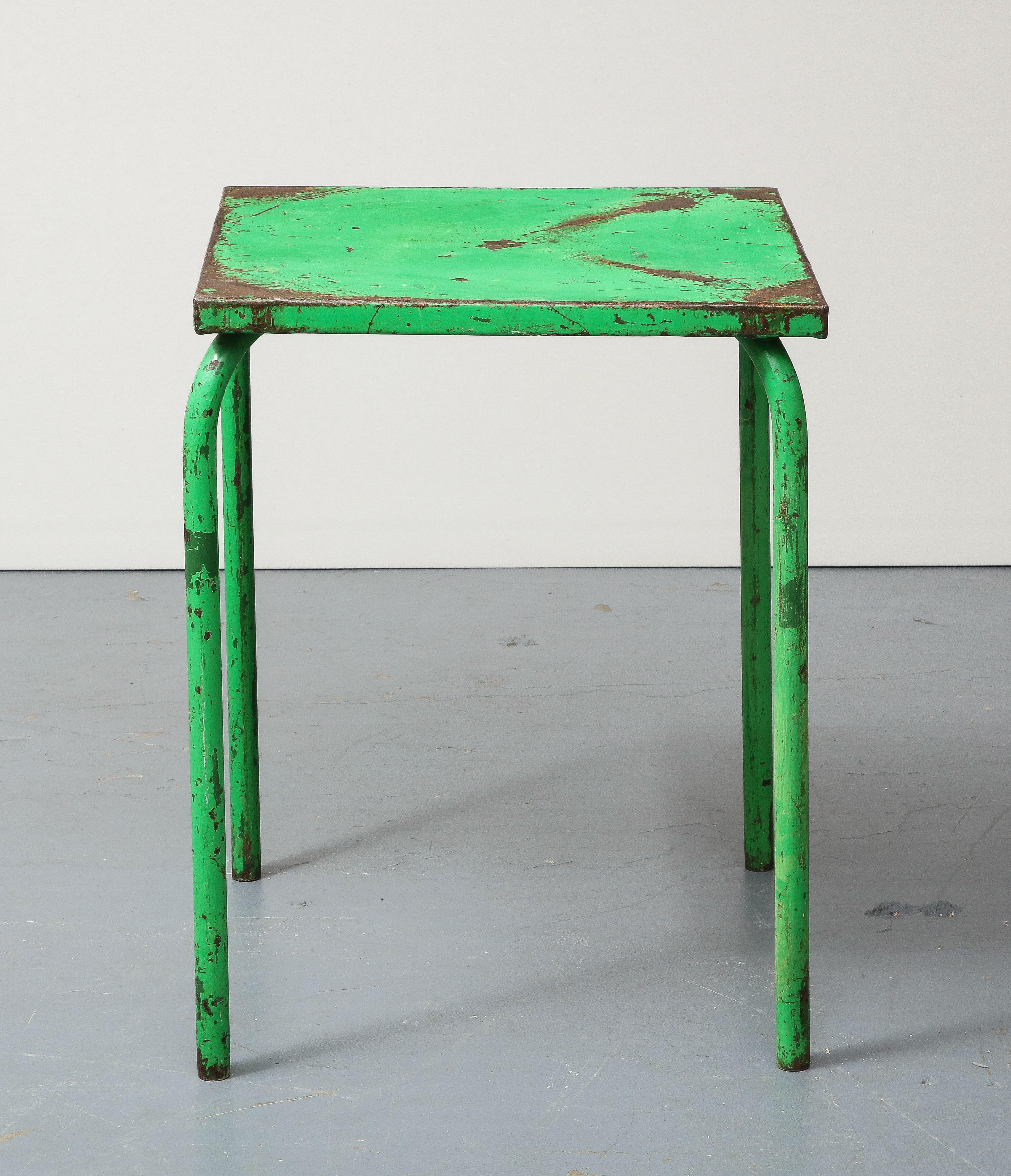 Metal Side Table by Xavier Pauchard, France, c. 1950 For Sale 2
