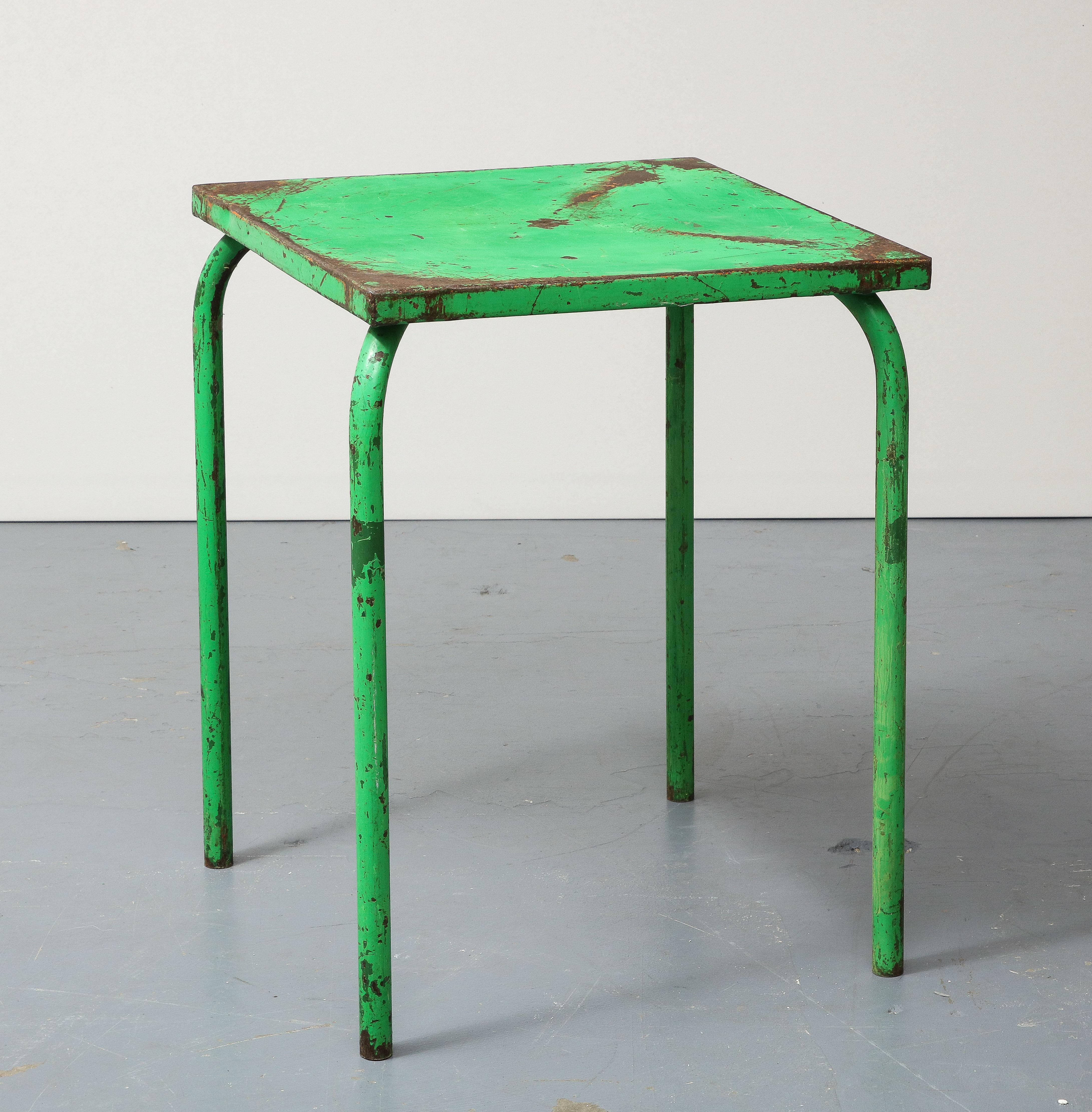 Metal Side Table by Xavier Pauchard, France, c. 1950 For Sale 3