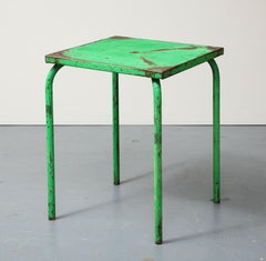 Metal Side Table by Xavier Pauchard, France, c. 1950