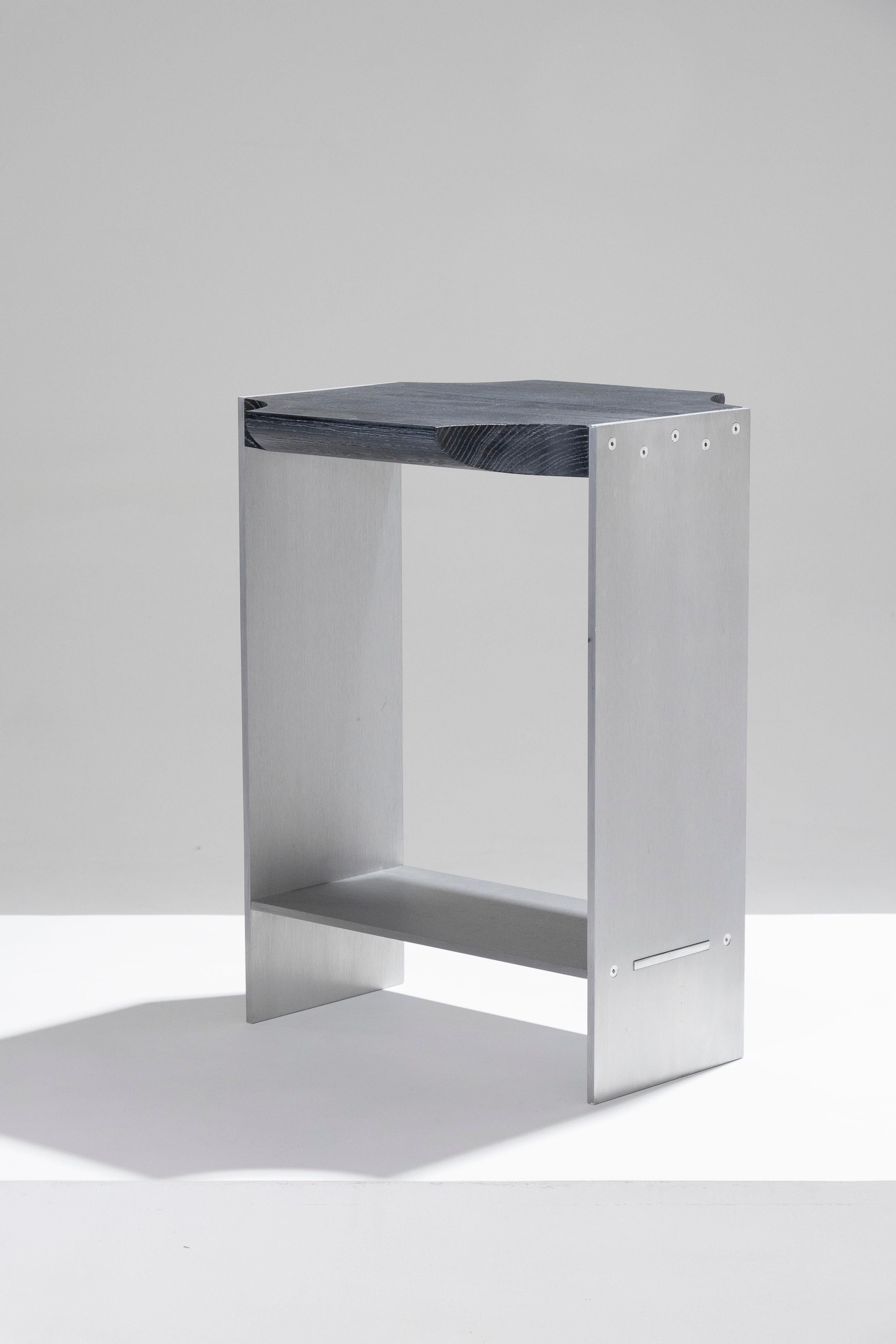 Contemporary Metal Side Table 