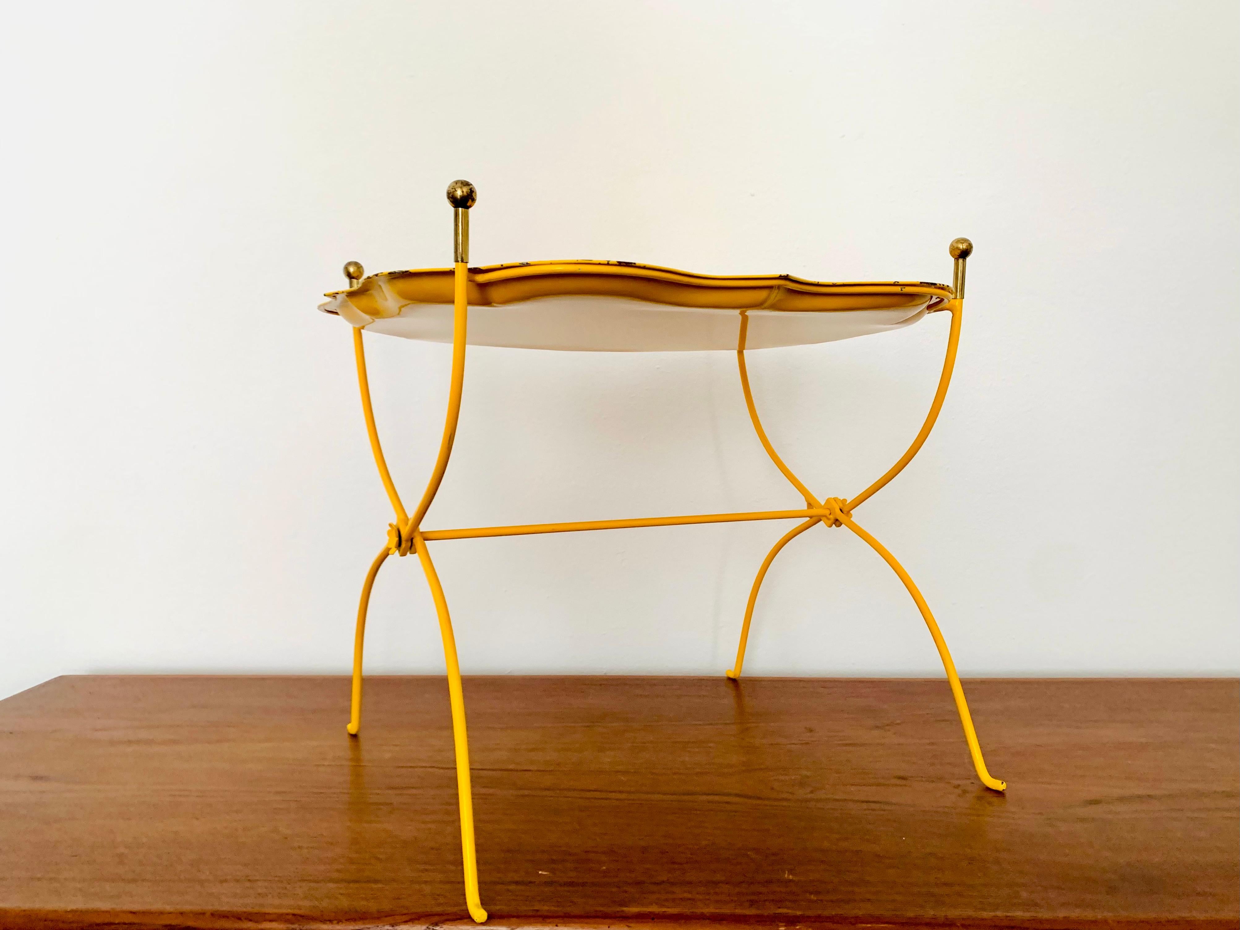 Mid-20th Century Metal Side Table For Sale