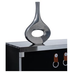 Metal soliflore vase, 1980s