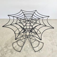 Metal Spider Web Table, 1980s USA