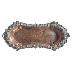 Antique Metal Spike Lamps Tray Without Scissors
