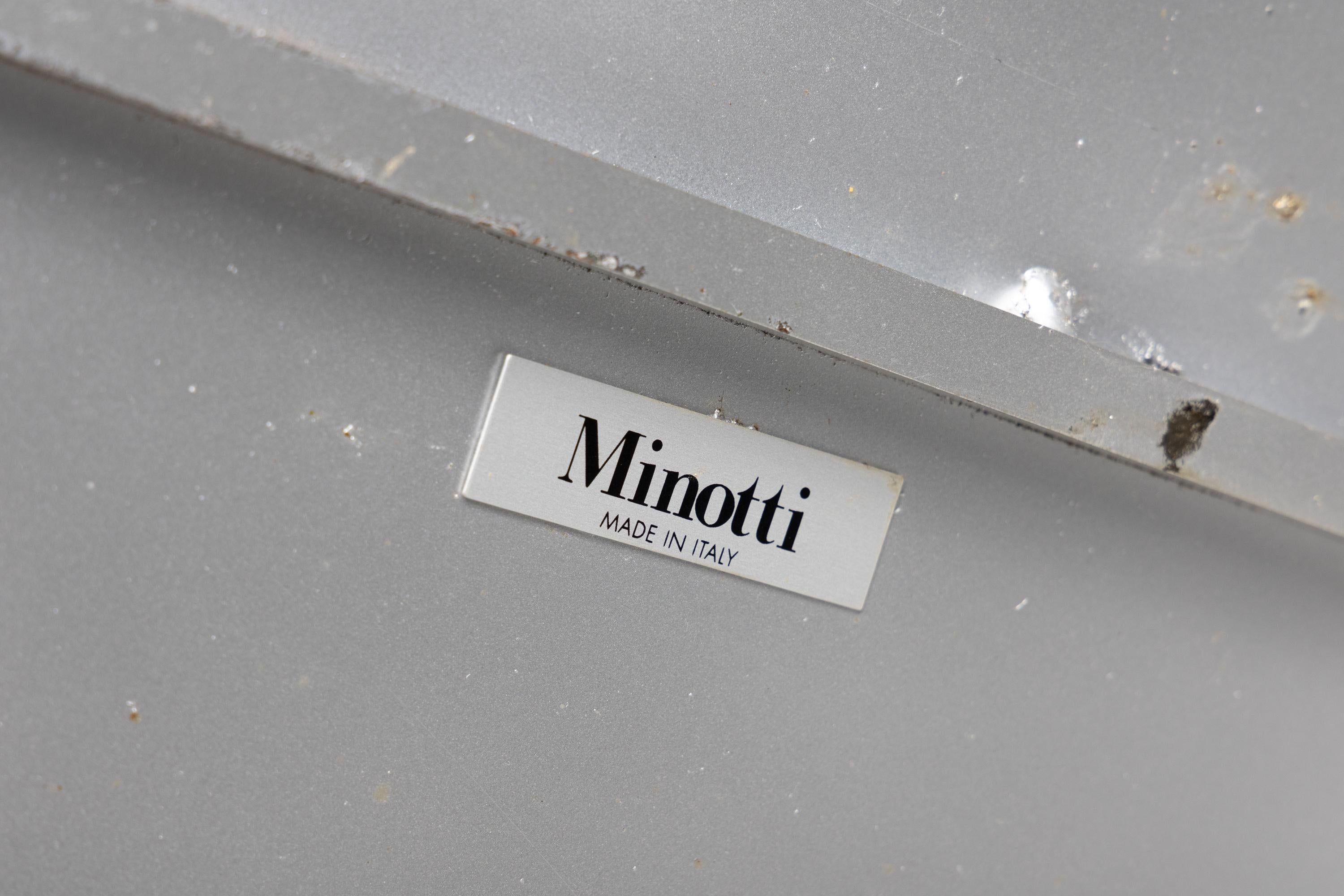 Table basse carrée en métal 'Duchamp' par Rodolfo Dordoni pour Minotti, Italie, années 1990 en vente 7