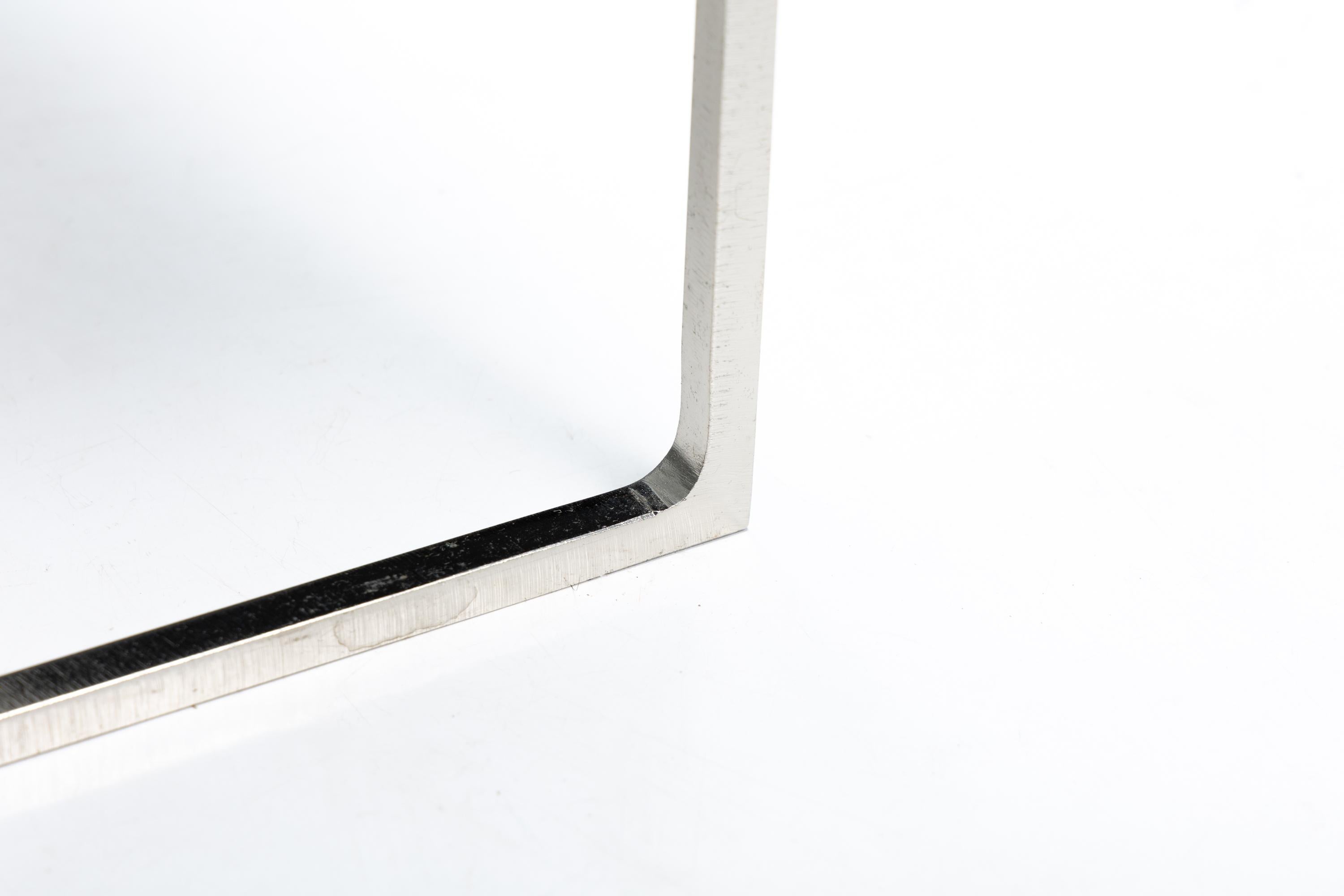 Table basse carrée en métal 'Duchamp' par Rodolfo Dordoni pour Minotti, Italie, années 1990 en vente 3