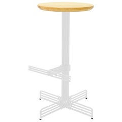 Metal Stick Counter Stool in White by Bend Goods